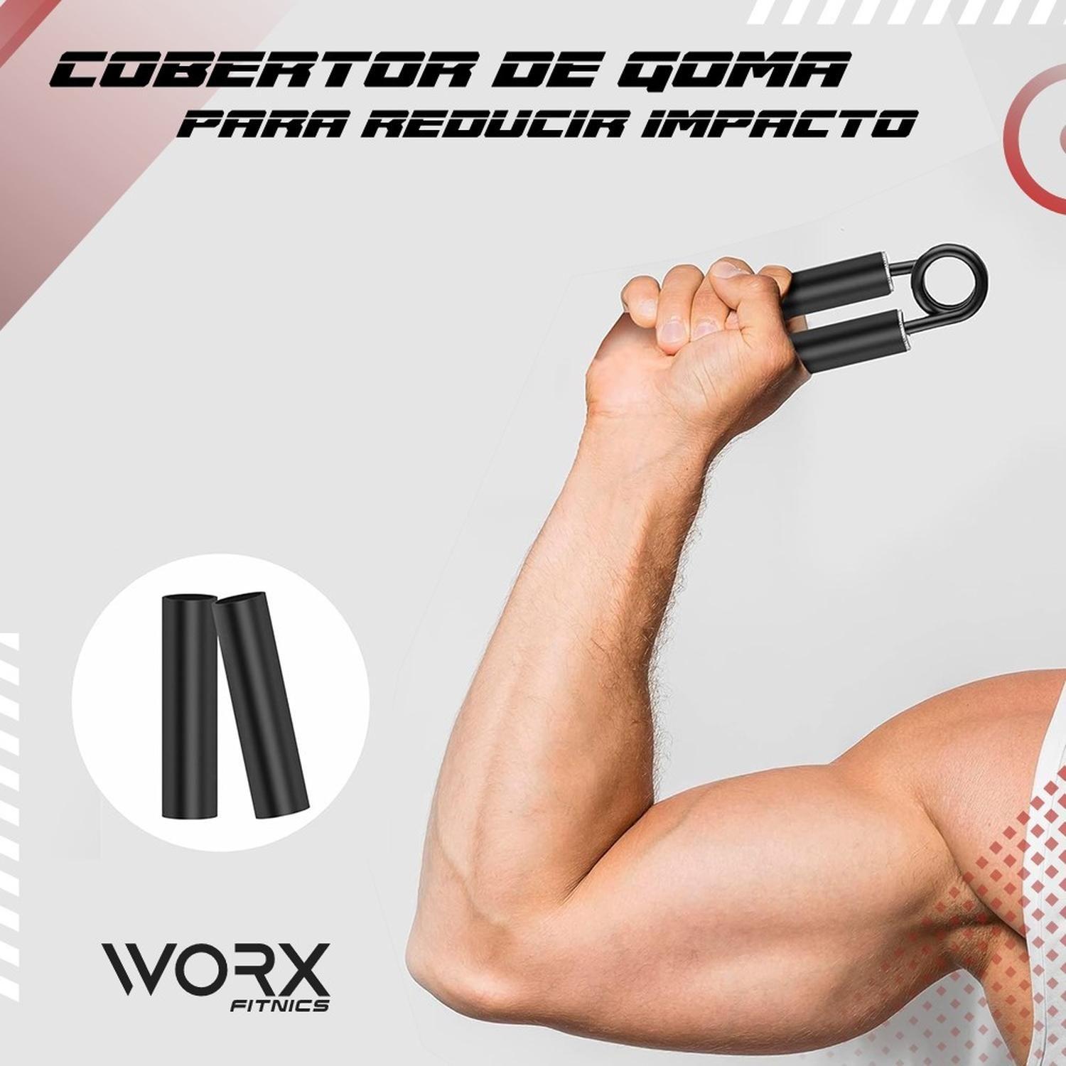 Hand Grip Set Ejercitadores de Manos Metalicos Worx Set de 4-2