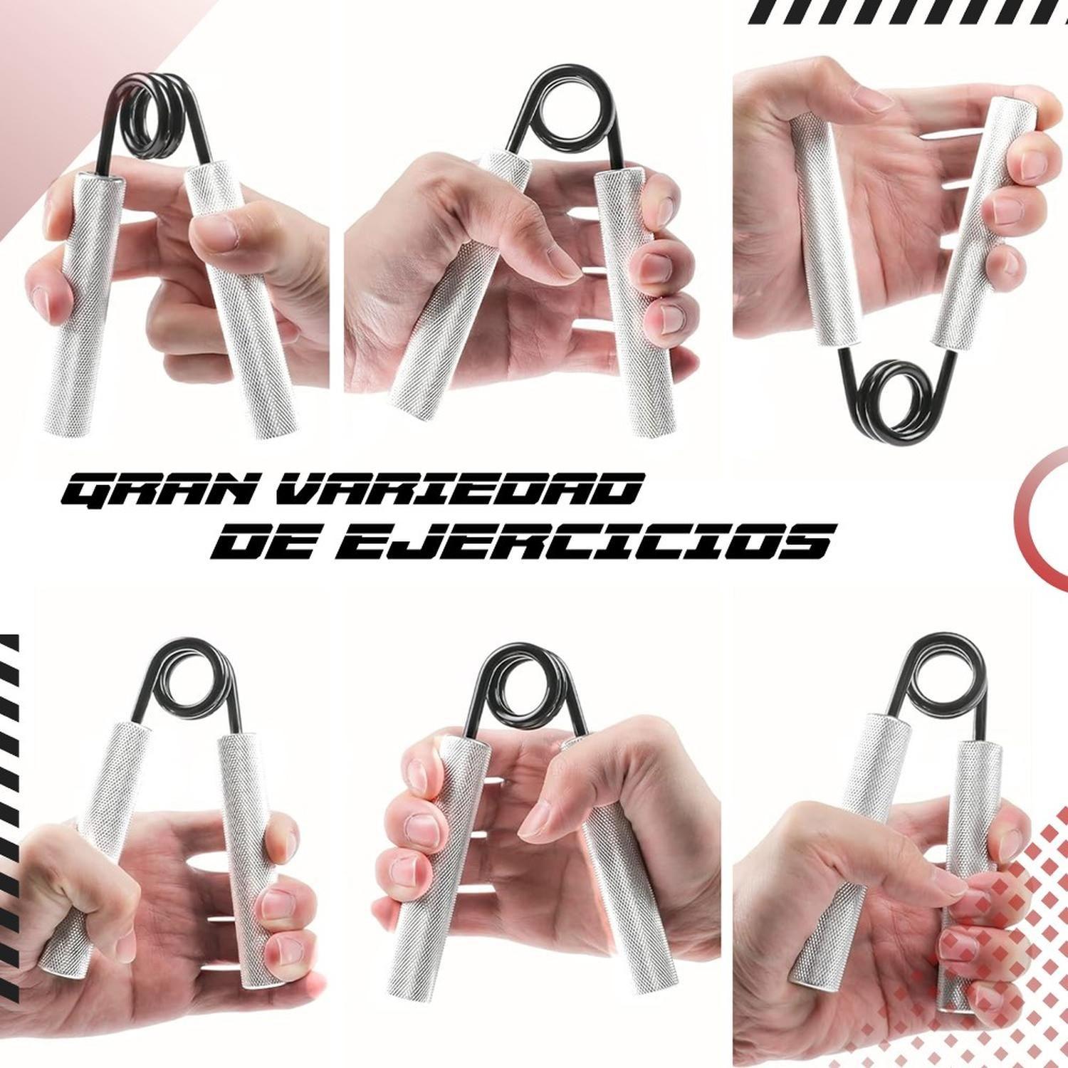 Hand Grip Set Ejercitadores de Manos Metalicos Worx Set de 4-5