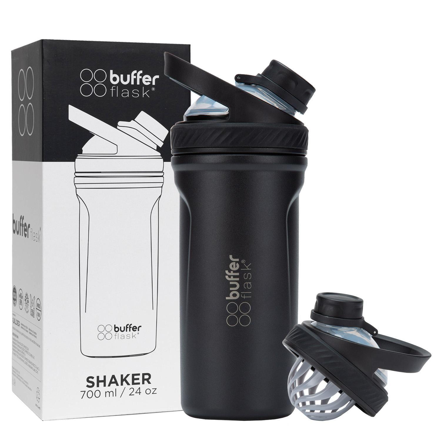 Shaker Vaso Proteina Mezclador Termico Buffer Acero Inox-0