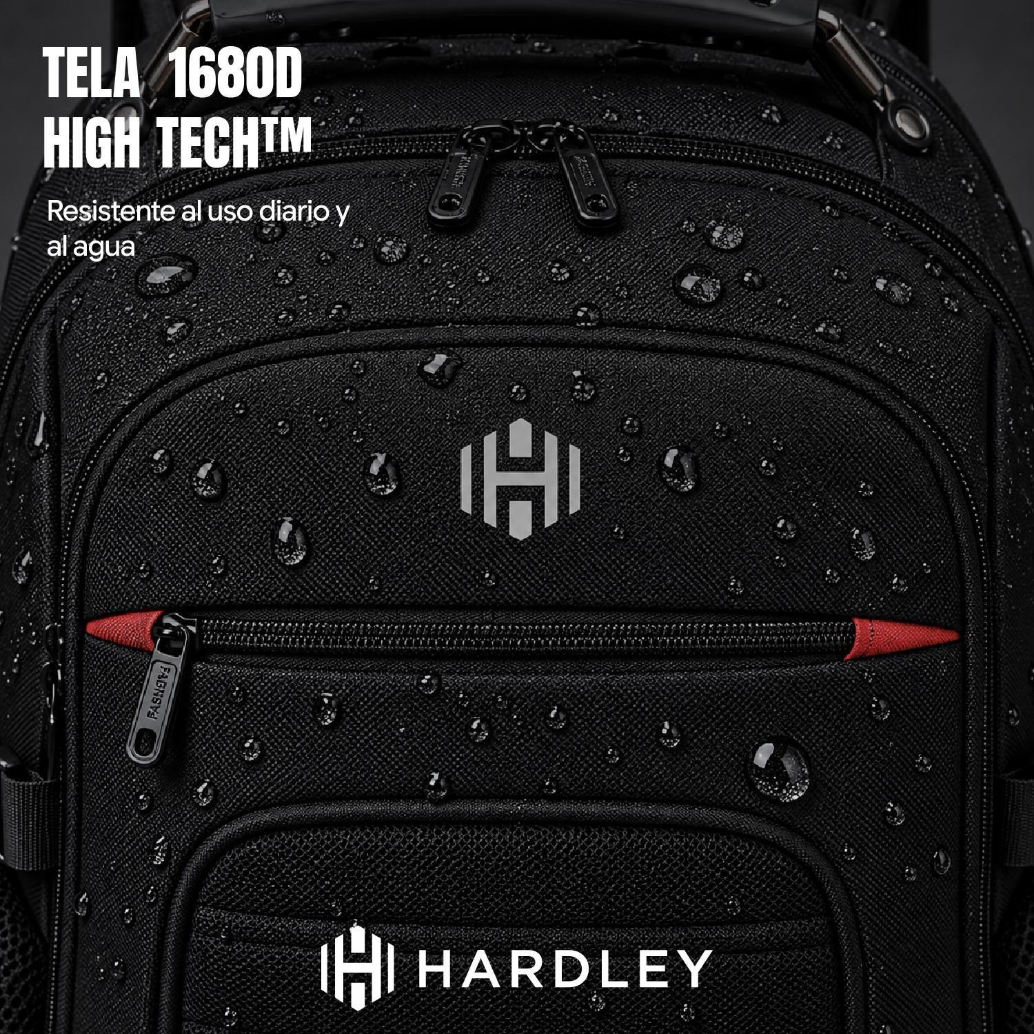 Mochila Notebook Hardley Balistica Impermeable 38L + USB-6