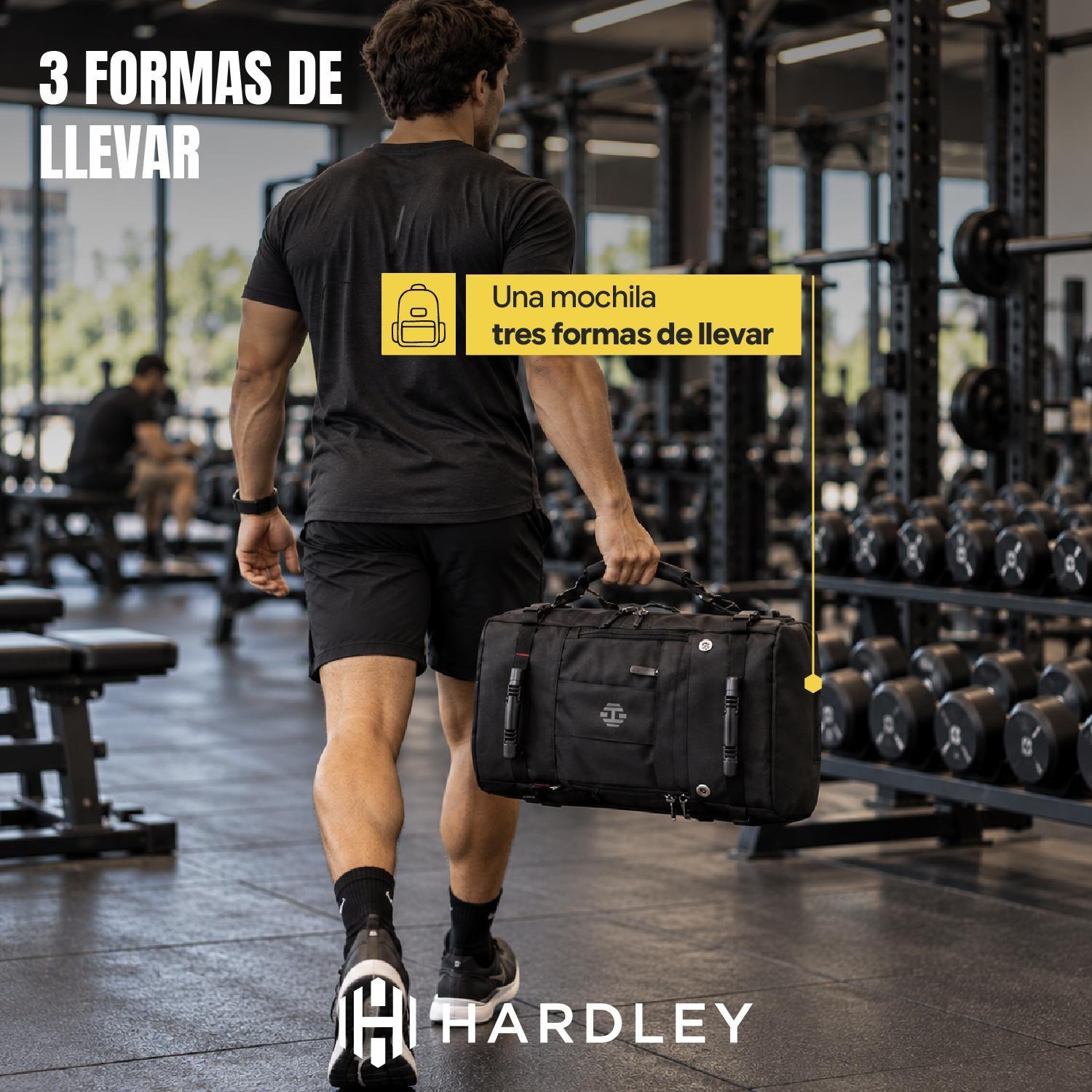 Mochila Bolso Viaje Hardley 40L Multiuso Notebook Avion-3