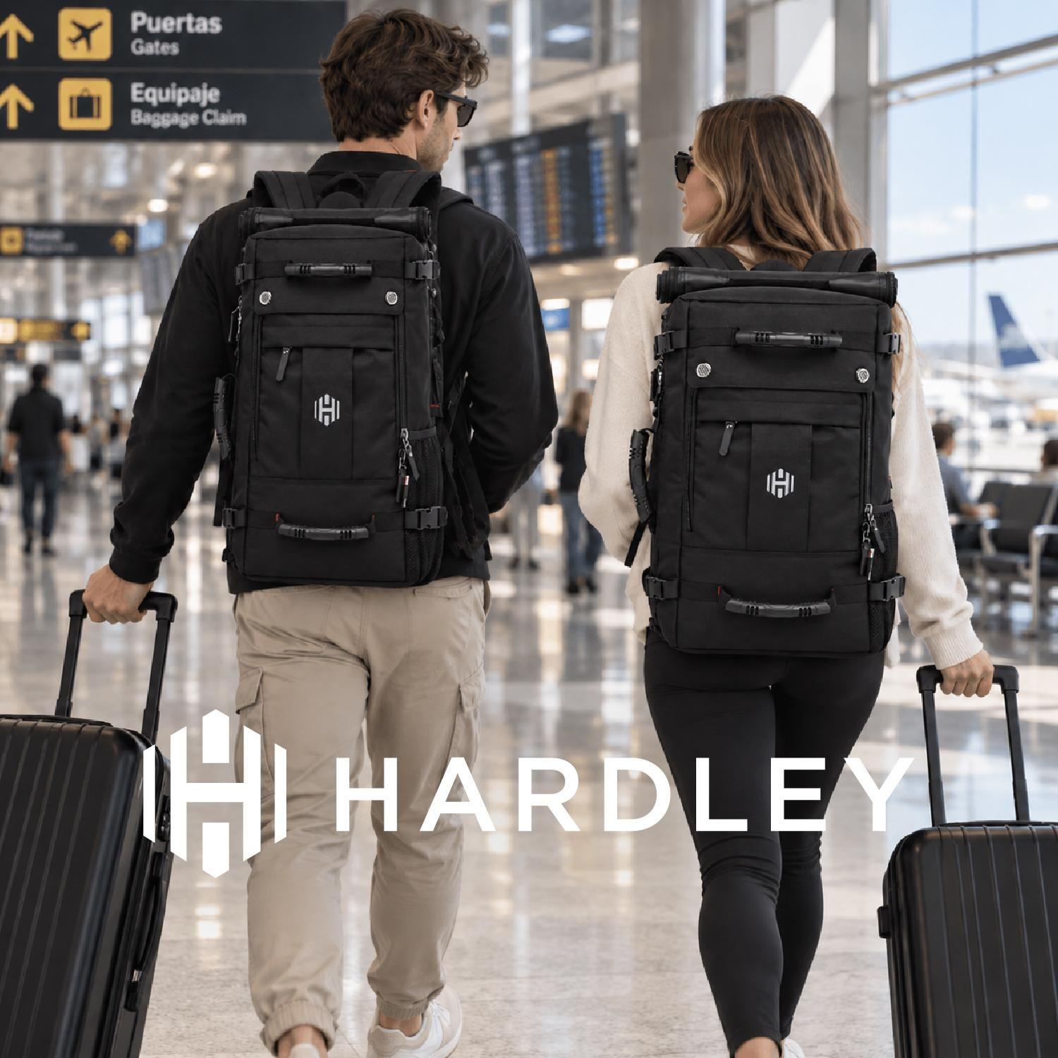 Mochila Bolso Viaje Hardley 40L Multiuso Notebook Avion-8