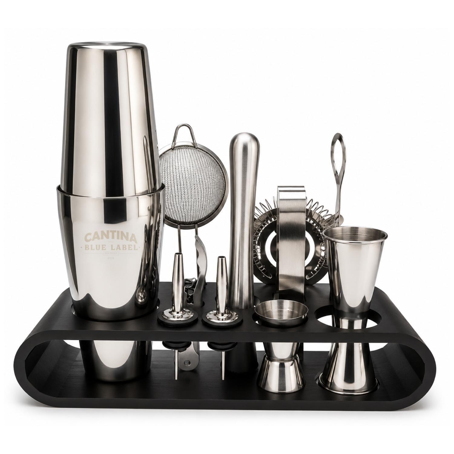 Coctelera Set Bartender Cantina Profesional Acero Inoxidable-0