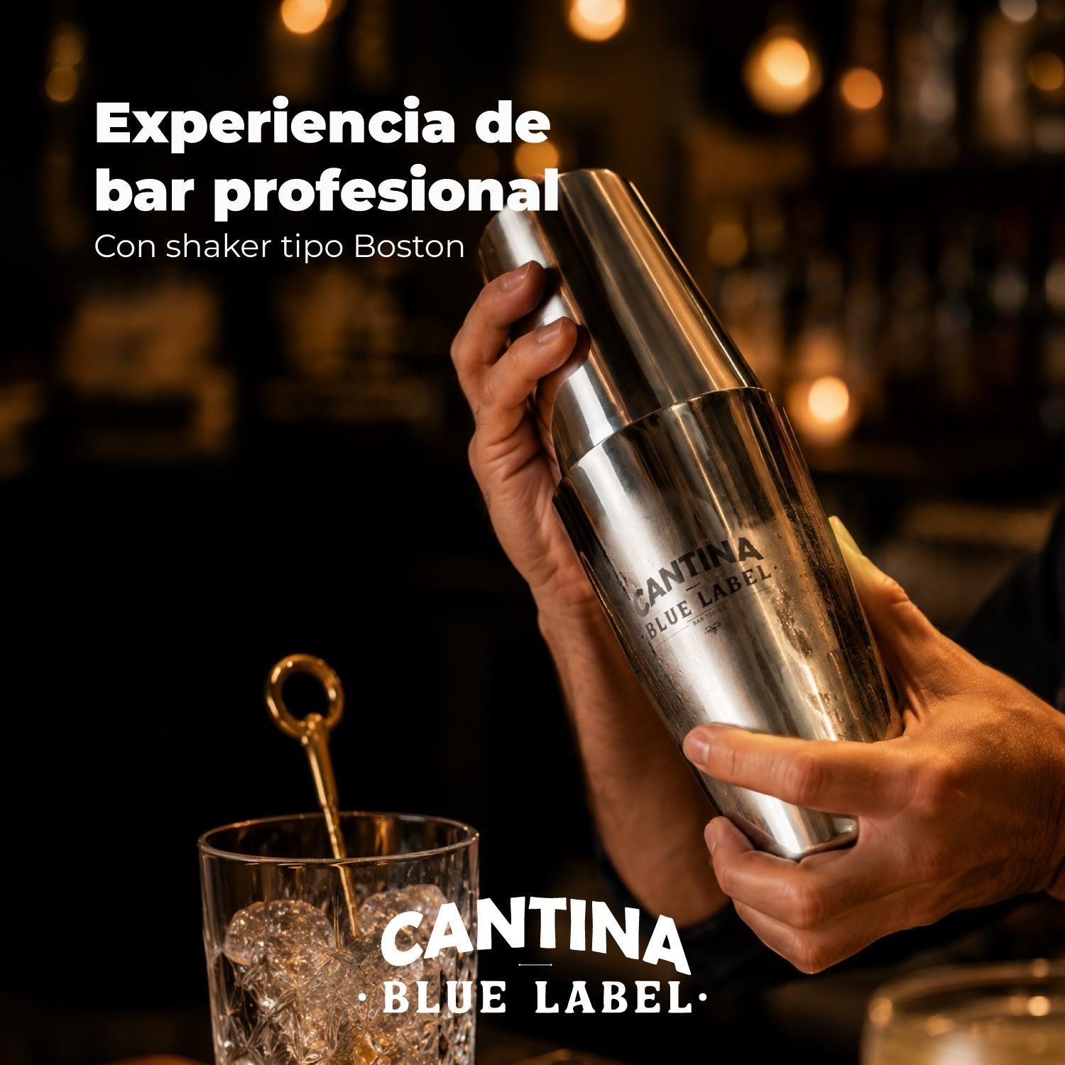 Coctelera Set Bartender Cantina Profesional Acero Inoxidable-3