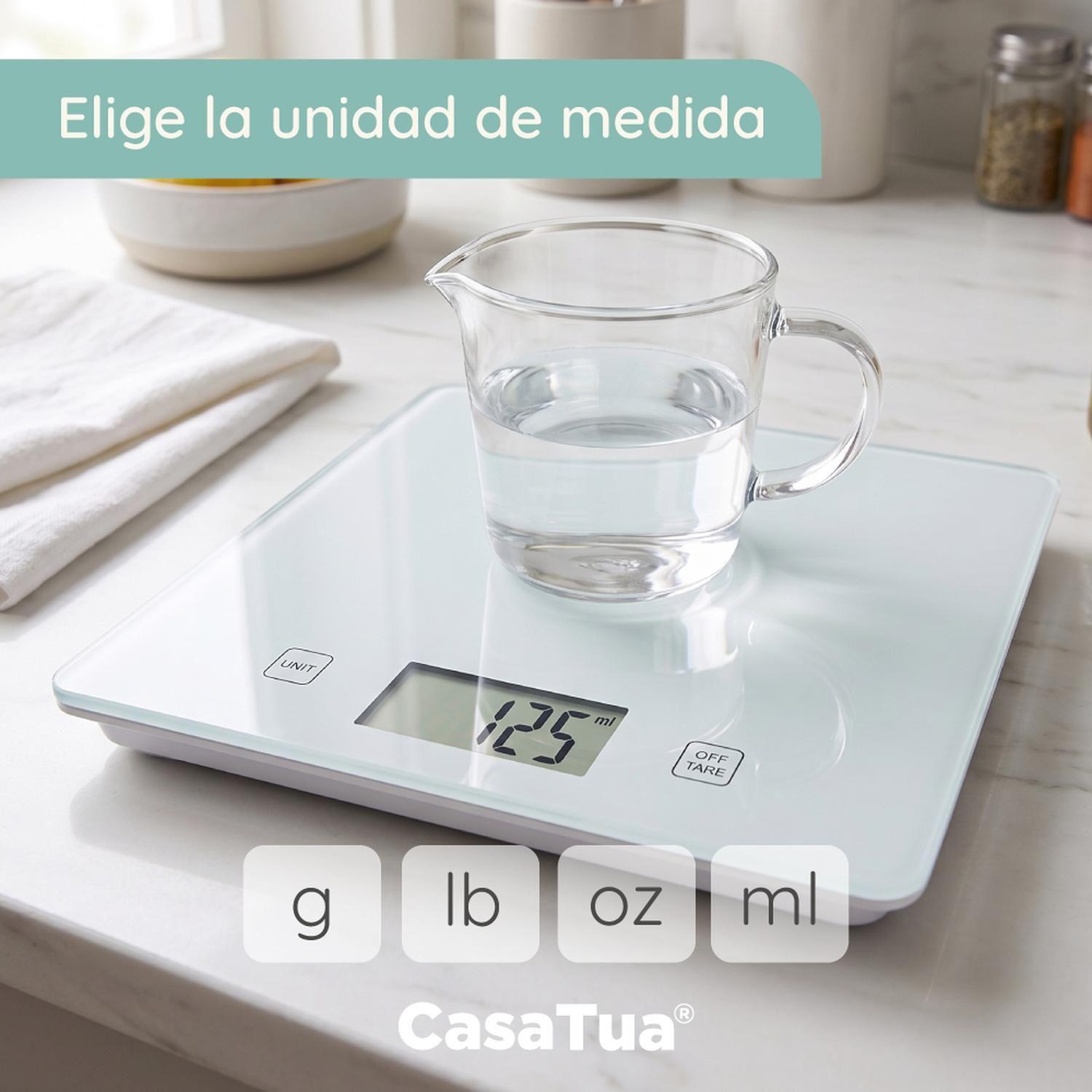 Pesa Digital Cocina CasaTua Balanza Alimentos hasta 5 Kilos-5