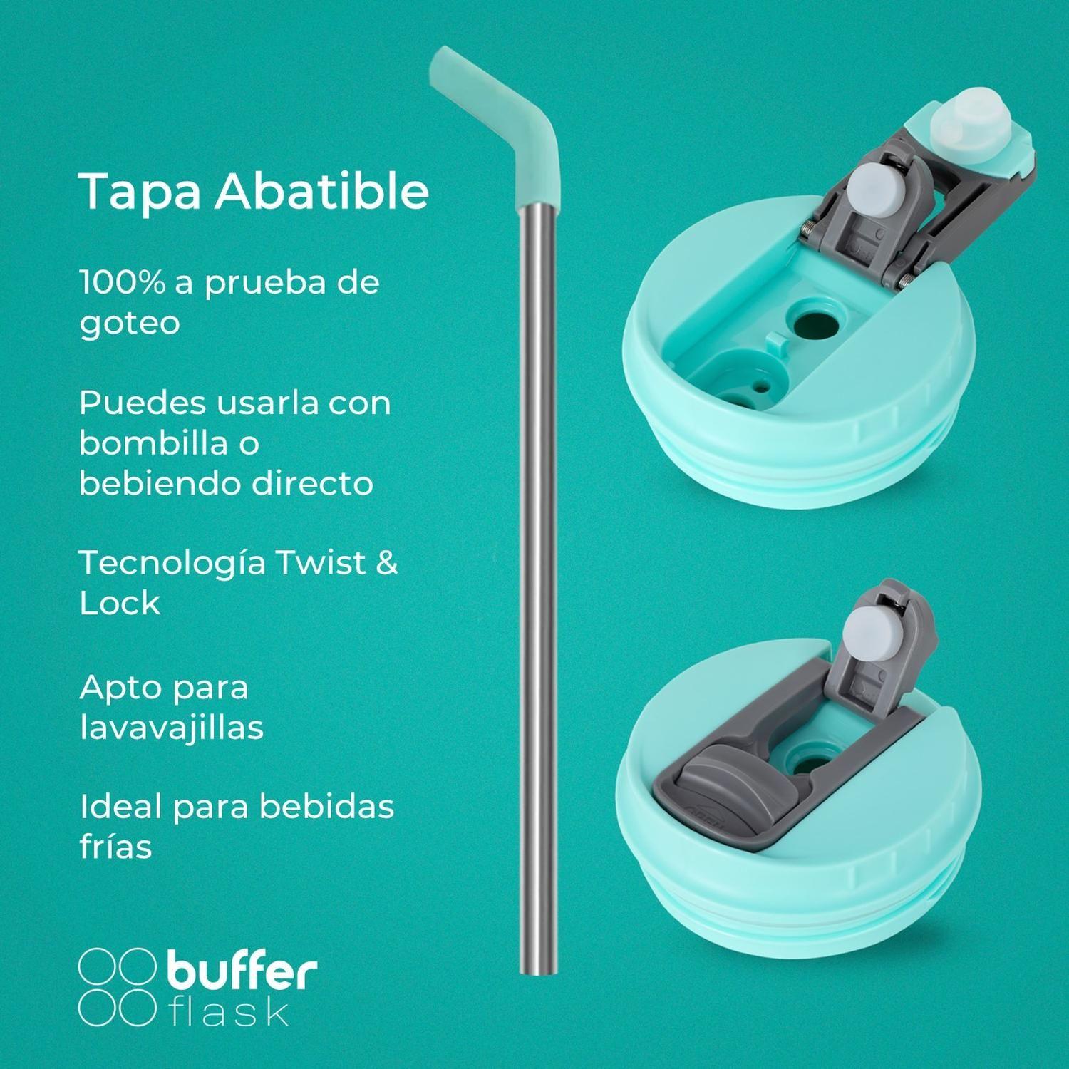 Vaso Termico Café 420ml Buffer Inox+Tapa-3