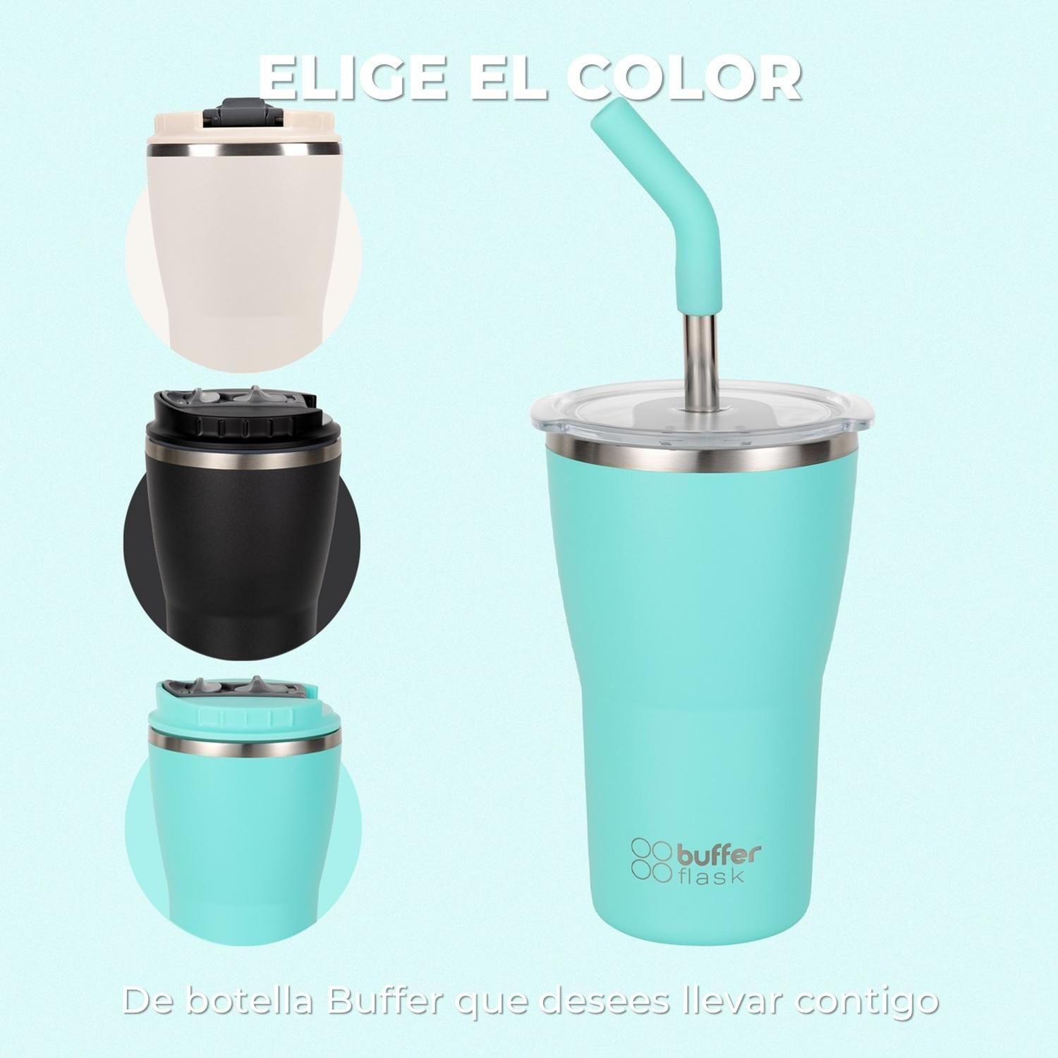 Vaso Termico Café 420ml Buffer Inox+Tapa-5