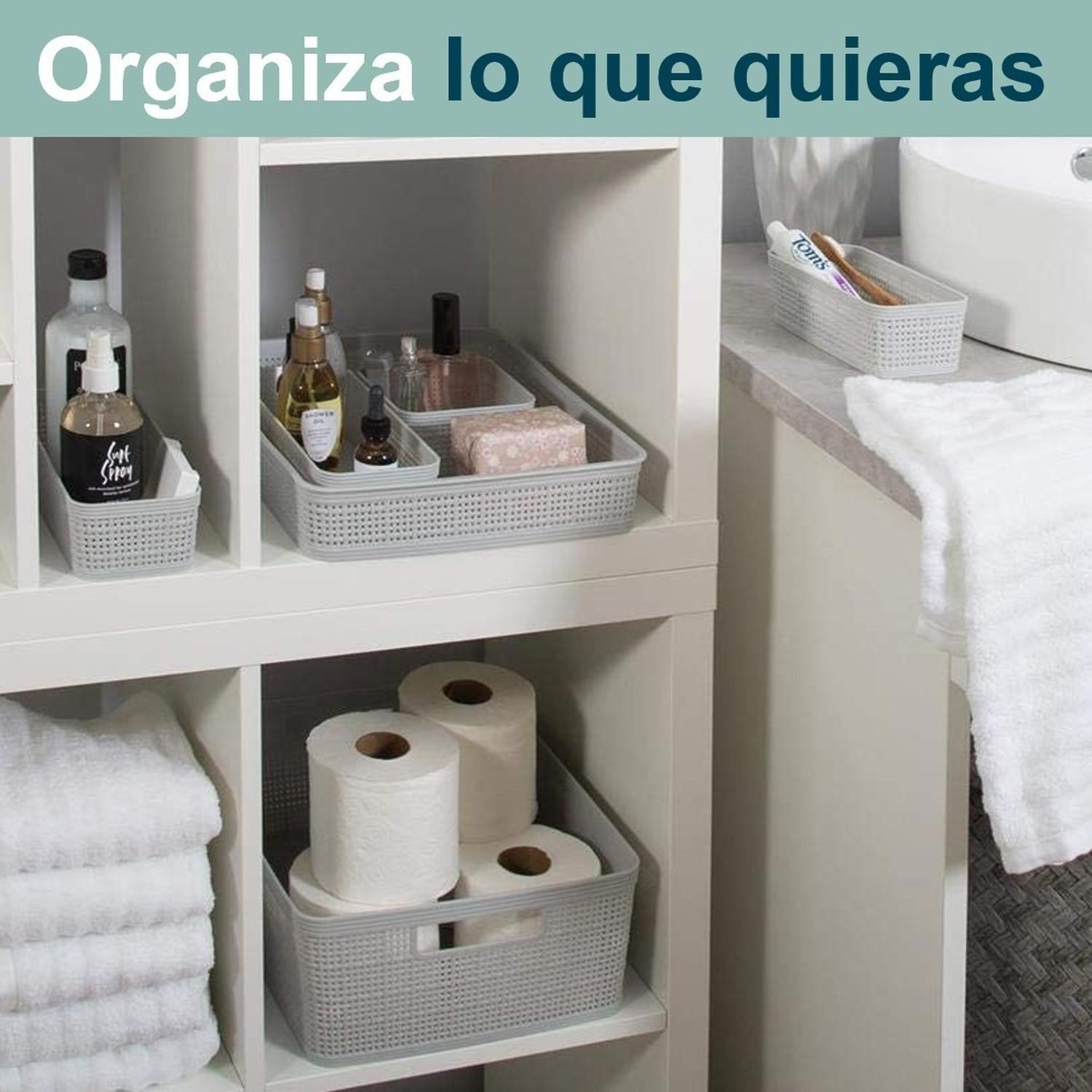 Canastos Organizadores Set de 10 unids Cocina Baño Multiuso-5