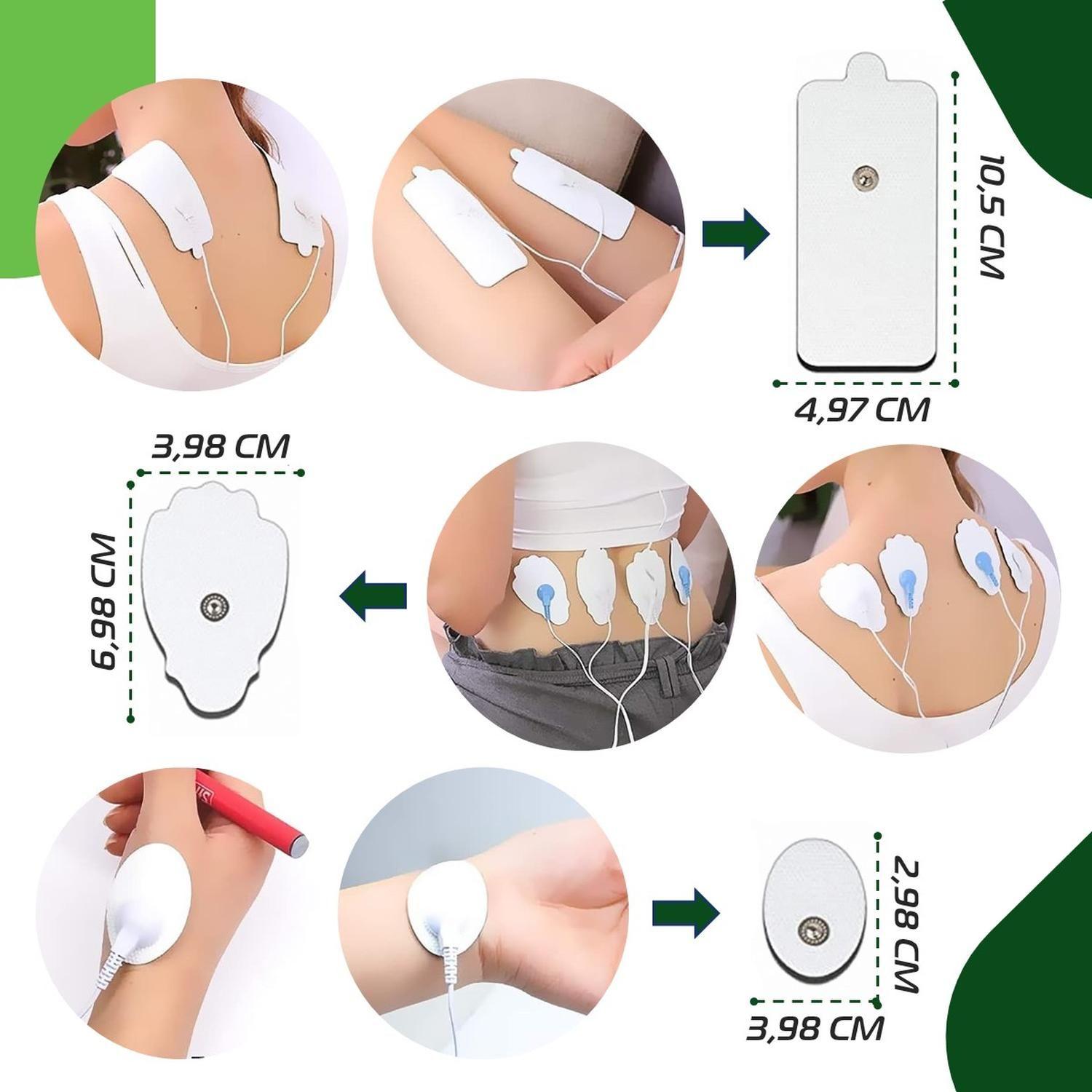 Parches Electrodos Electroestimuladores Muscular Tens x20-5
