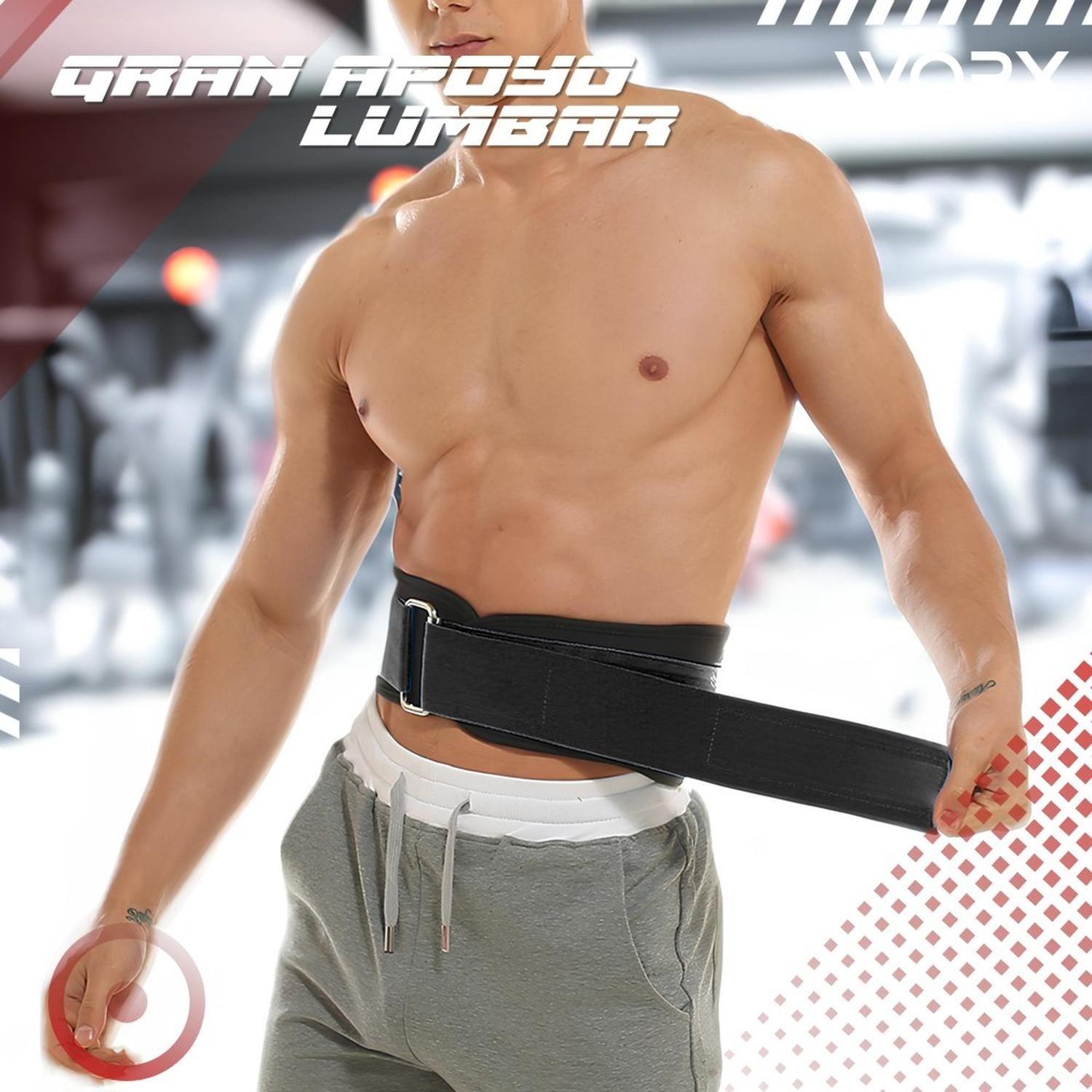 Cinturon Levantamiento Pesas Worx Gym Gimnasio Crossfit-3