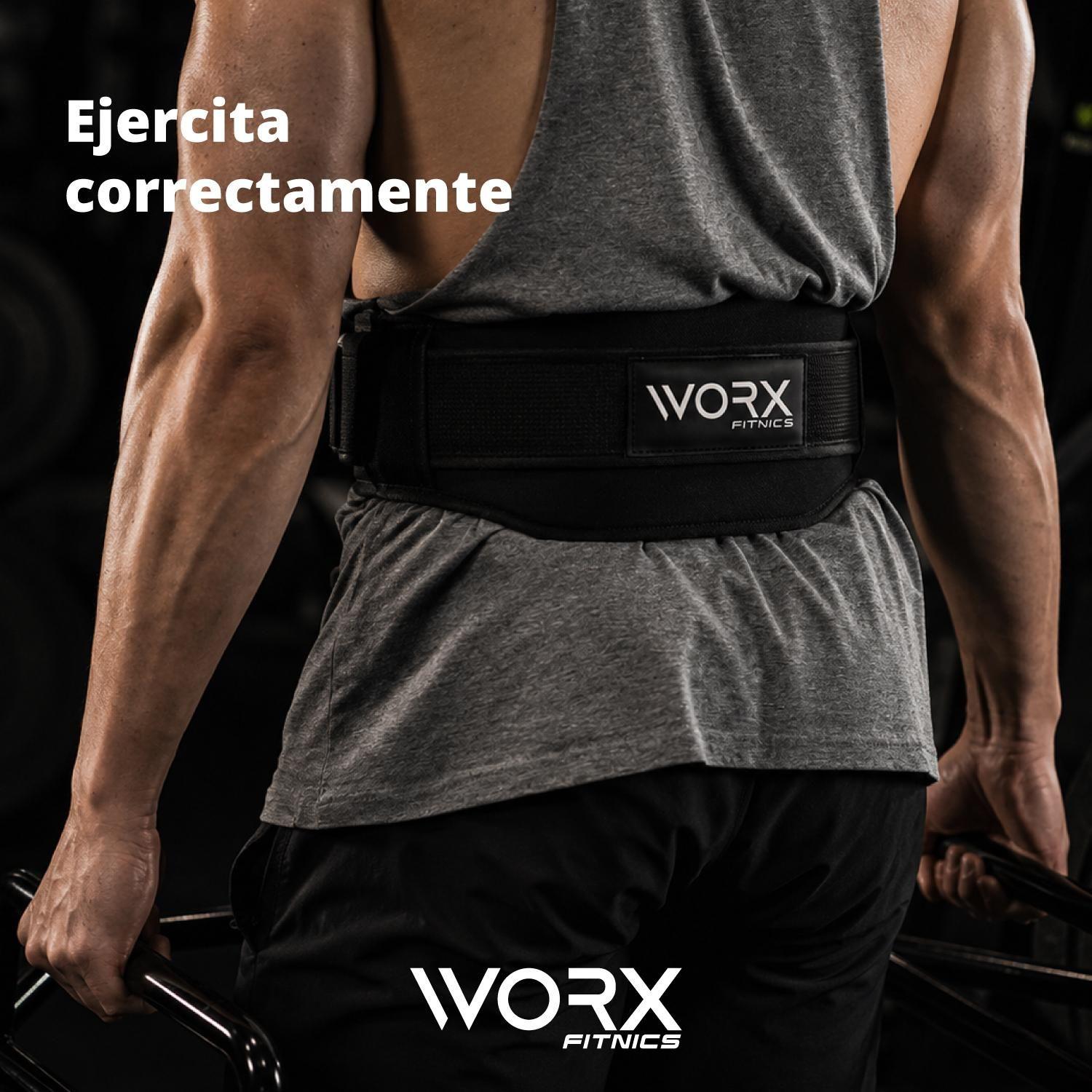 Cinturon Levantamiento Pesas Worx Gym Gimnasio Crossfit-4