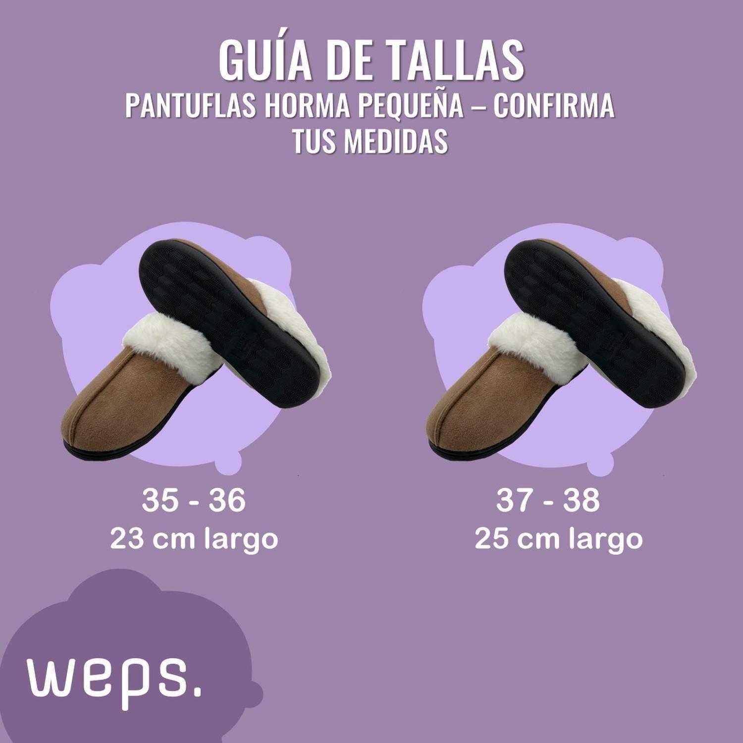 Pantuflas Mujer Weps Zapatillas Levantarse Antideslizantes-6