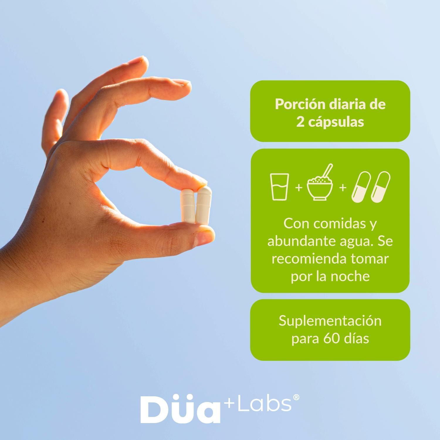 Magnesio Bisglicinato Düa Labs® 120 Cápsulas Para 60 días-3