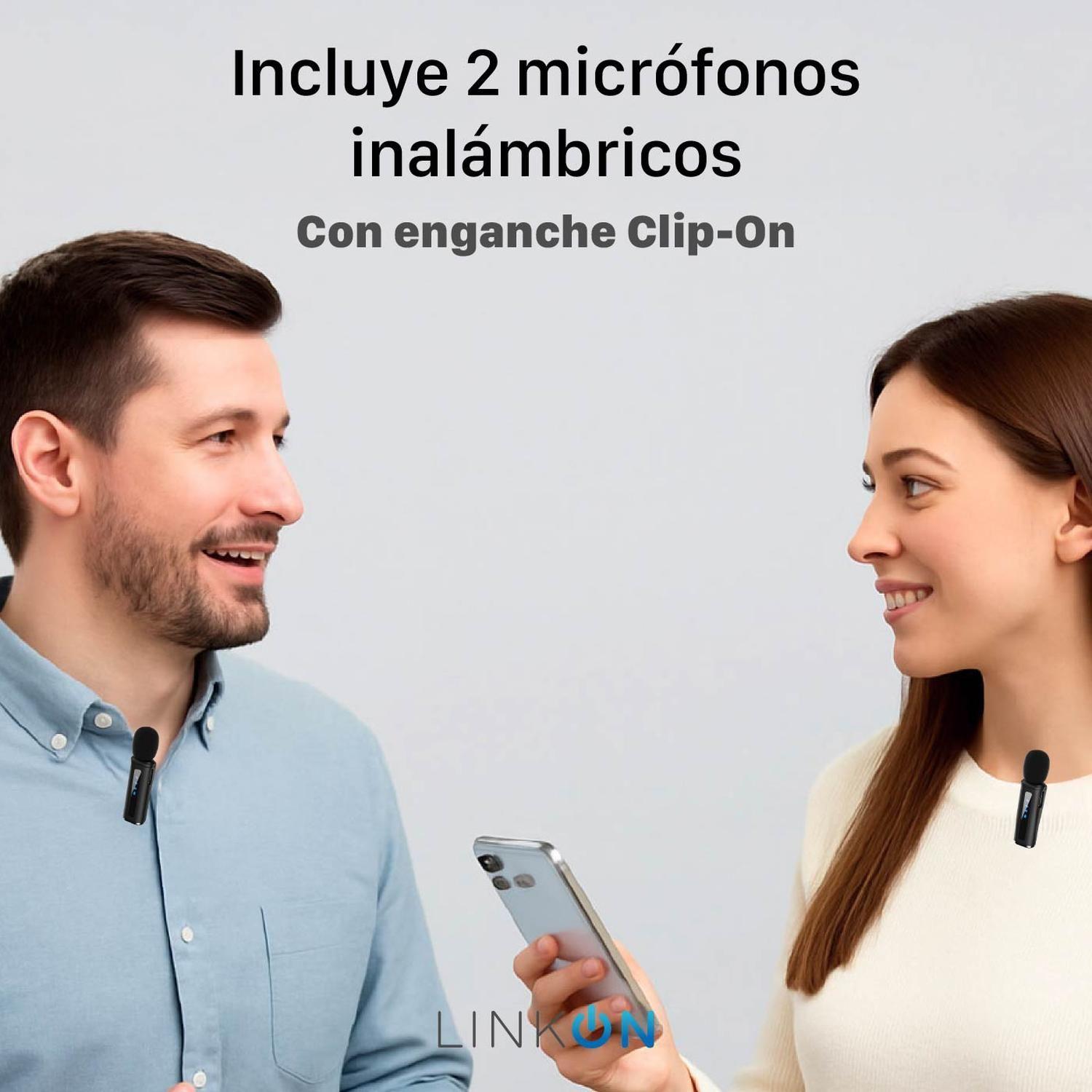 Microfono Inalambrico Solapa Lavalier Linkon con Windshield-2