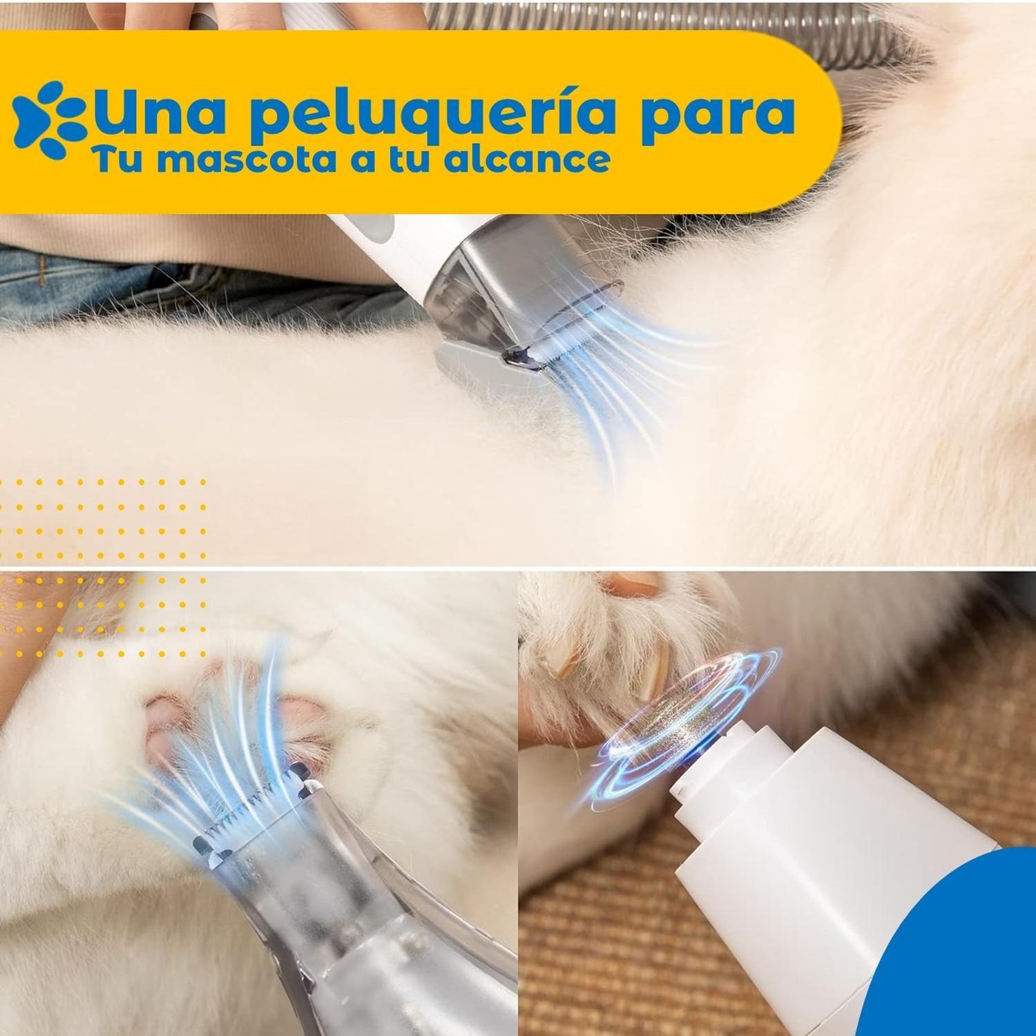 Maquina Corta Pelo y Aspiradora Profesional Perro Gato Petpal-6