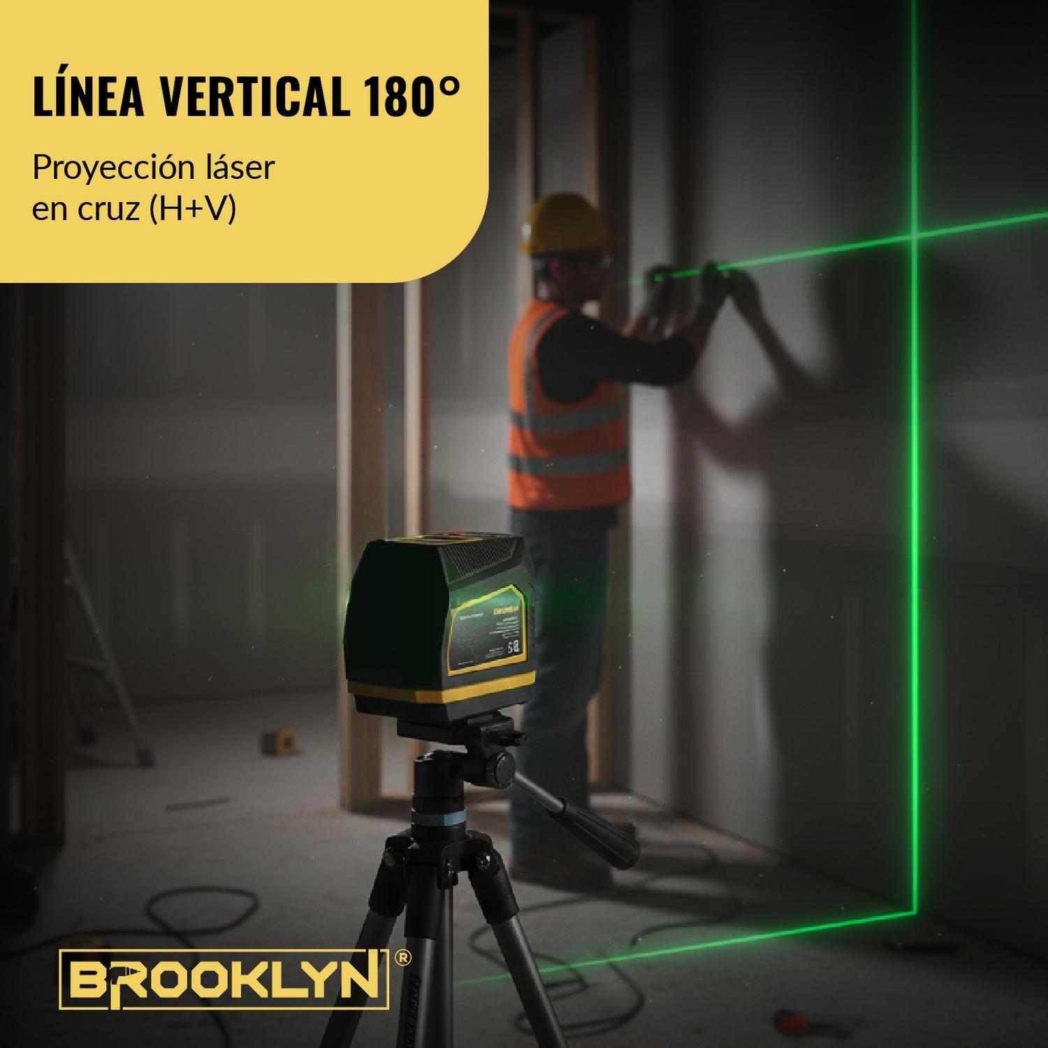 Nivel Laser Autonivelante Verde Herramientas Brooklyn 40 Mts-2
