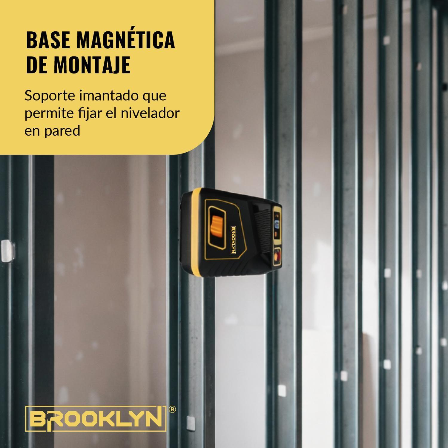 Nivel Laser Autonivelante Verde Herramientas Brooklyn 40 Mts-5