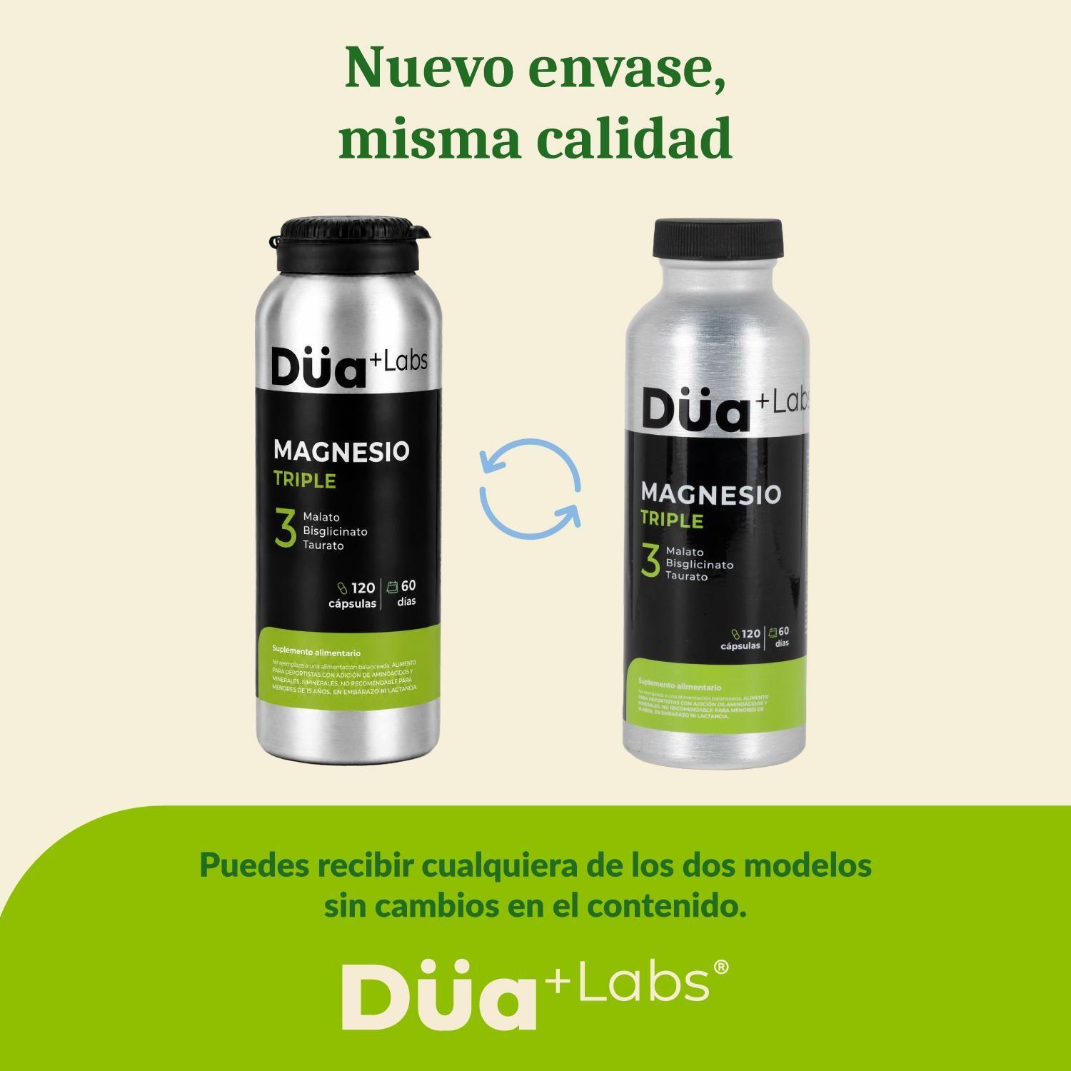 Magnesio Triple (Bisglicinato Taurato Malato) Düa® 120 Caps-9