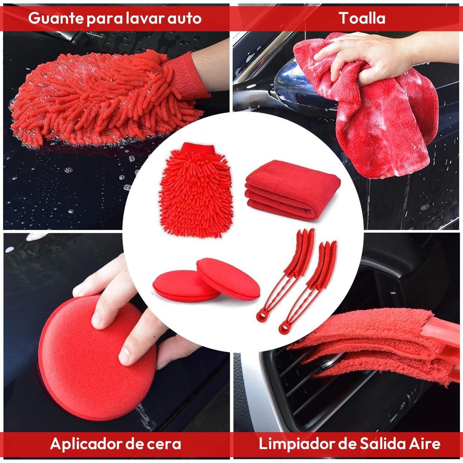 Limpieza de Auto Kit GrandPrix 18 piezas Interior y Exterior-4