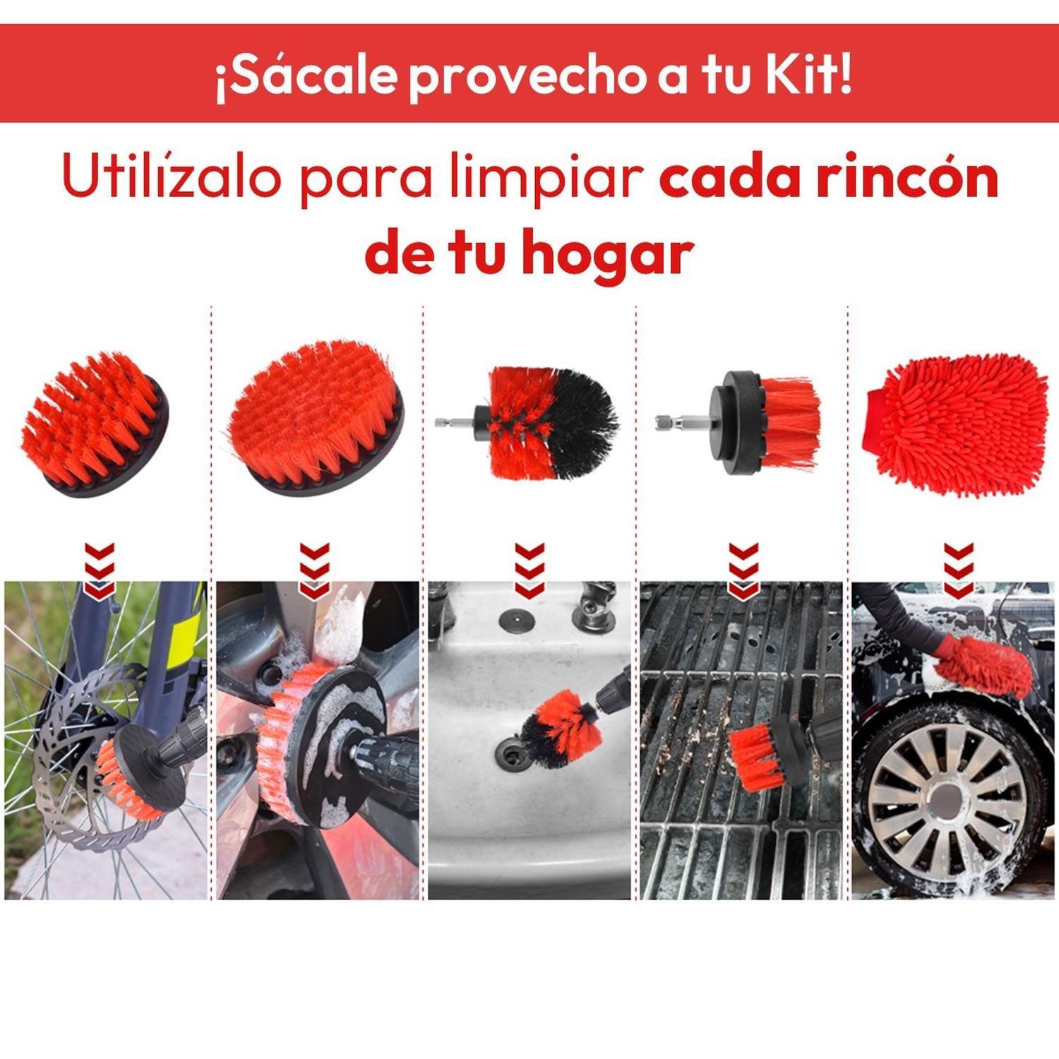Limpieza de Auto Kit GrandPrix 18 piezas Interior y Exterior-5