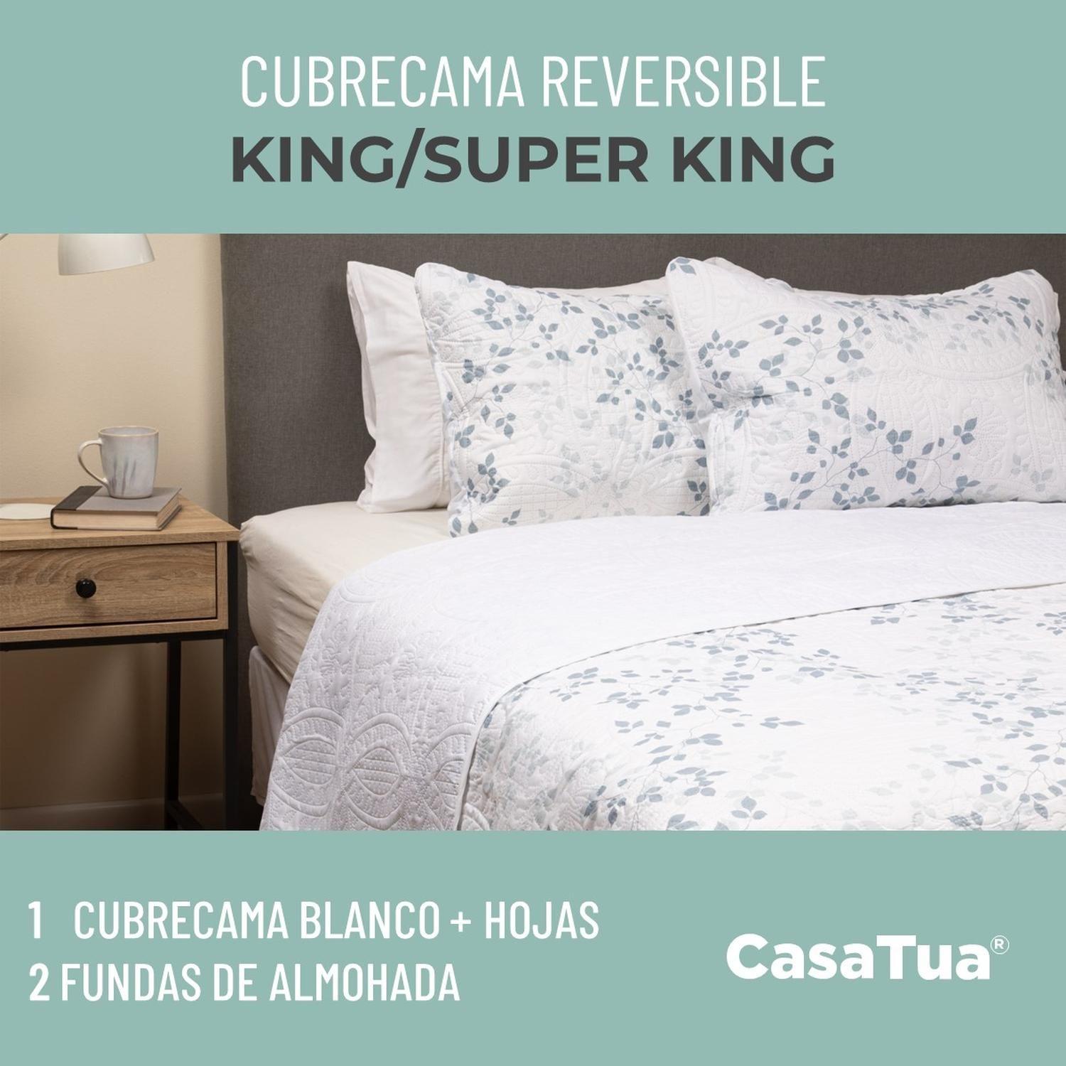 Cubrecama Cobertor Quilt Reversible Estampado-3