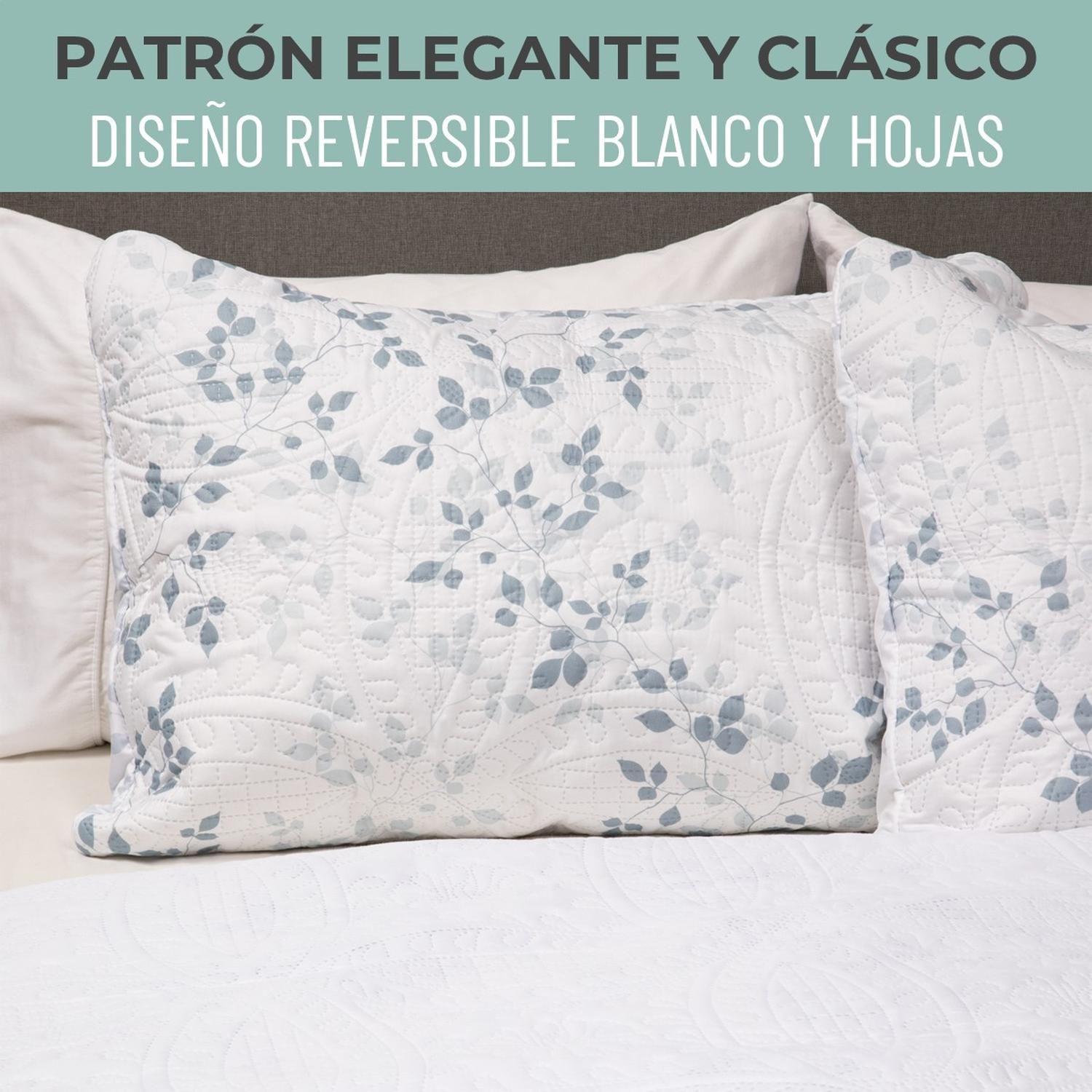 Cubrecama Cobertor Quilt Reversible Estampado-4