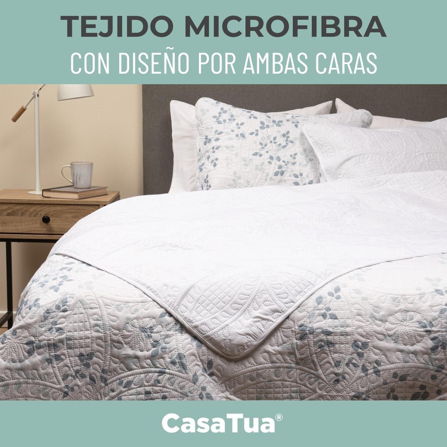 Cubrecama Cobertor Quilt Reversible Estampado-6