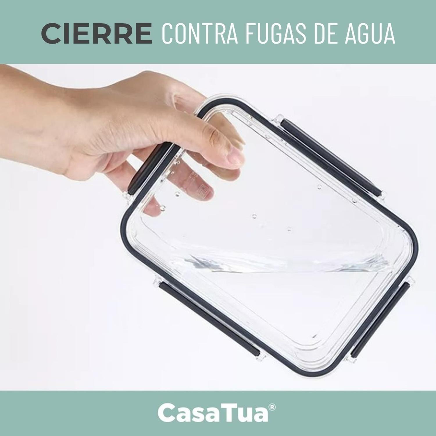 Contenedor de Alimentos Taper Set 3 unids Hermetico Apilable-3