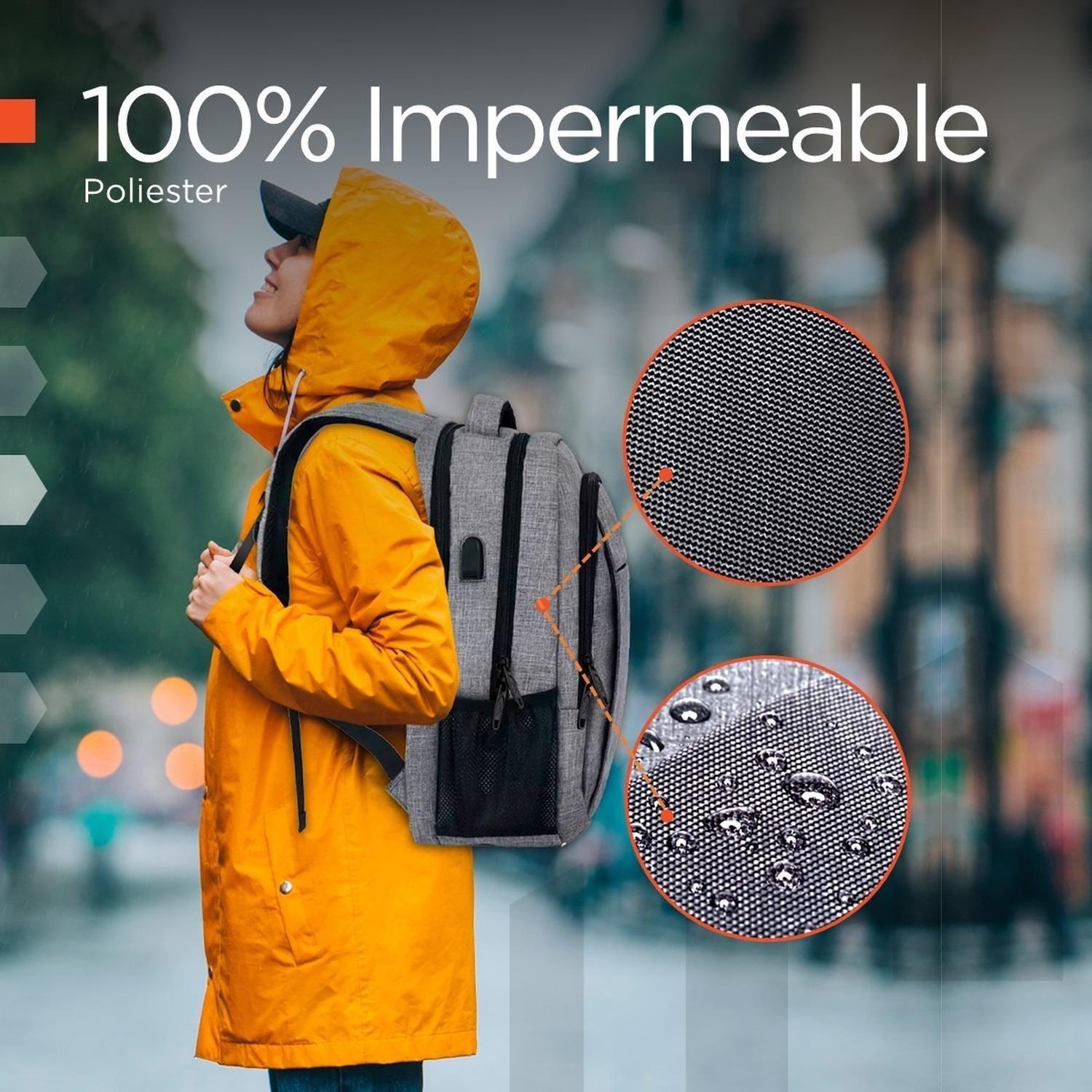 Mochila Notebook Hardley Impermeable Antirrobo-3