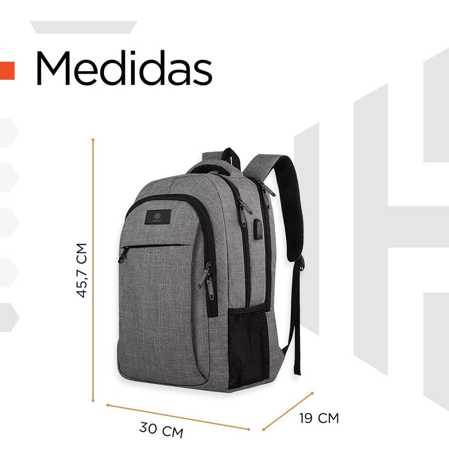 Mochila Notebook Hardley Impermeable Antirrobo-5