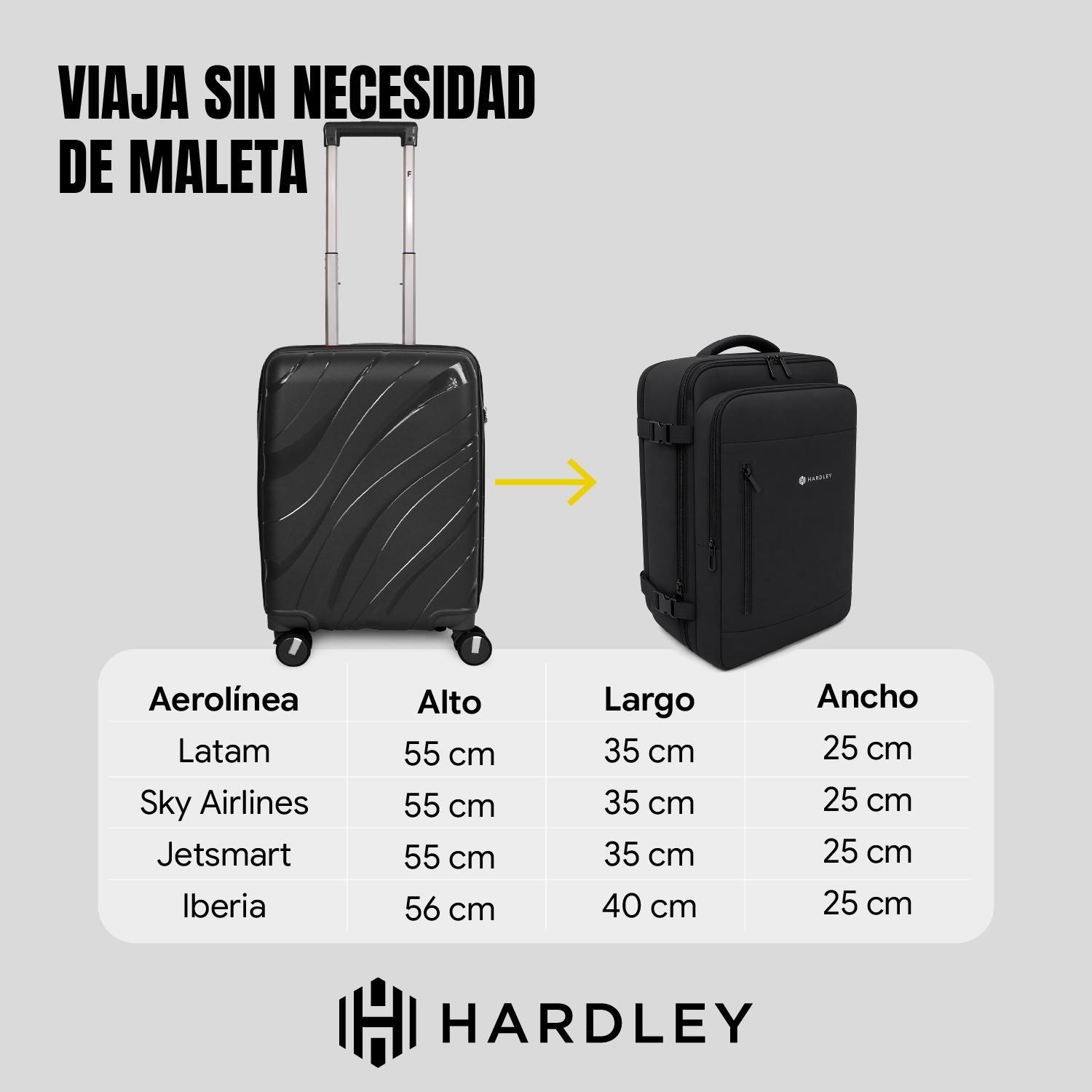 Mochila de Viaje Notebook Hardley 32 Lt Expandible 180°-2