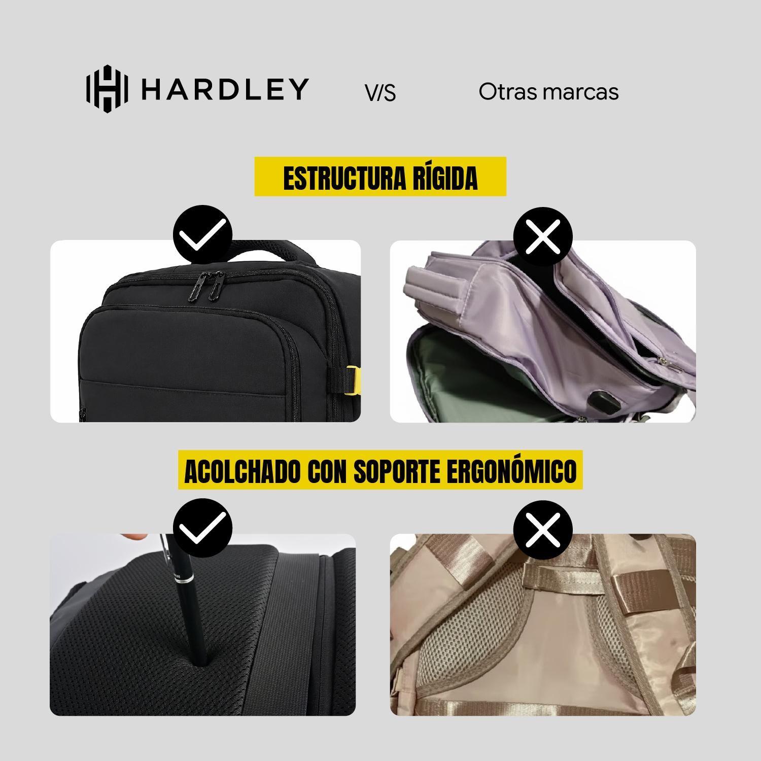 Mochila de Viaje Notebook Hardley 32 Lt Expandible 180°-4
