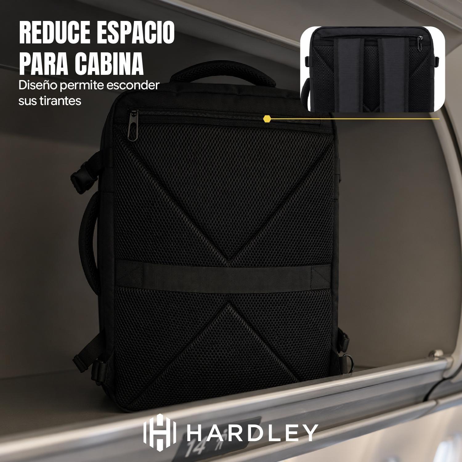 Mochila de Viaje Notebook Hardley 32 Lt Expandible 180°-6