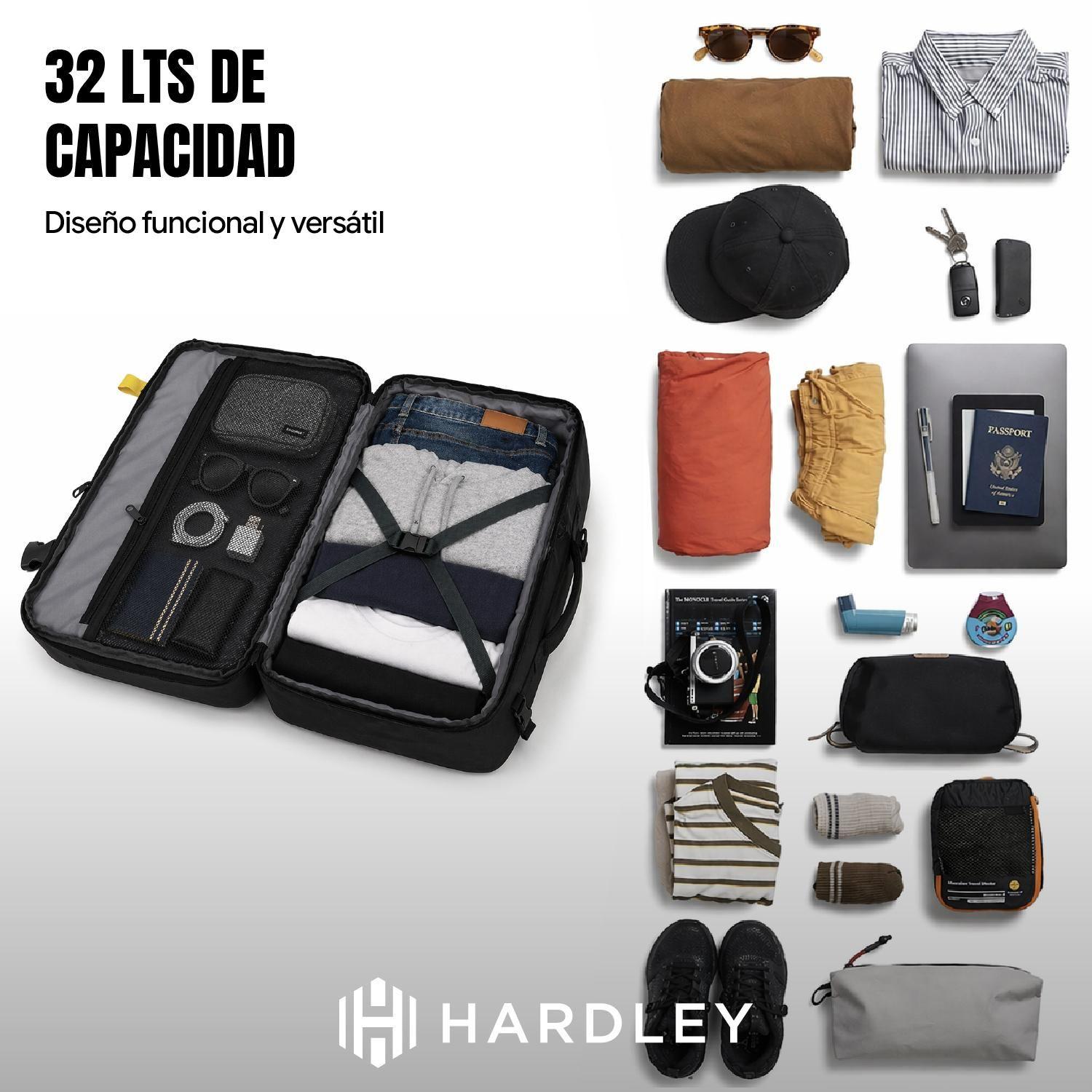Mochila de Viaje Notebook Hardley 32 Lt Expandible 180°-8