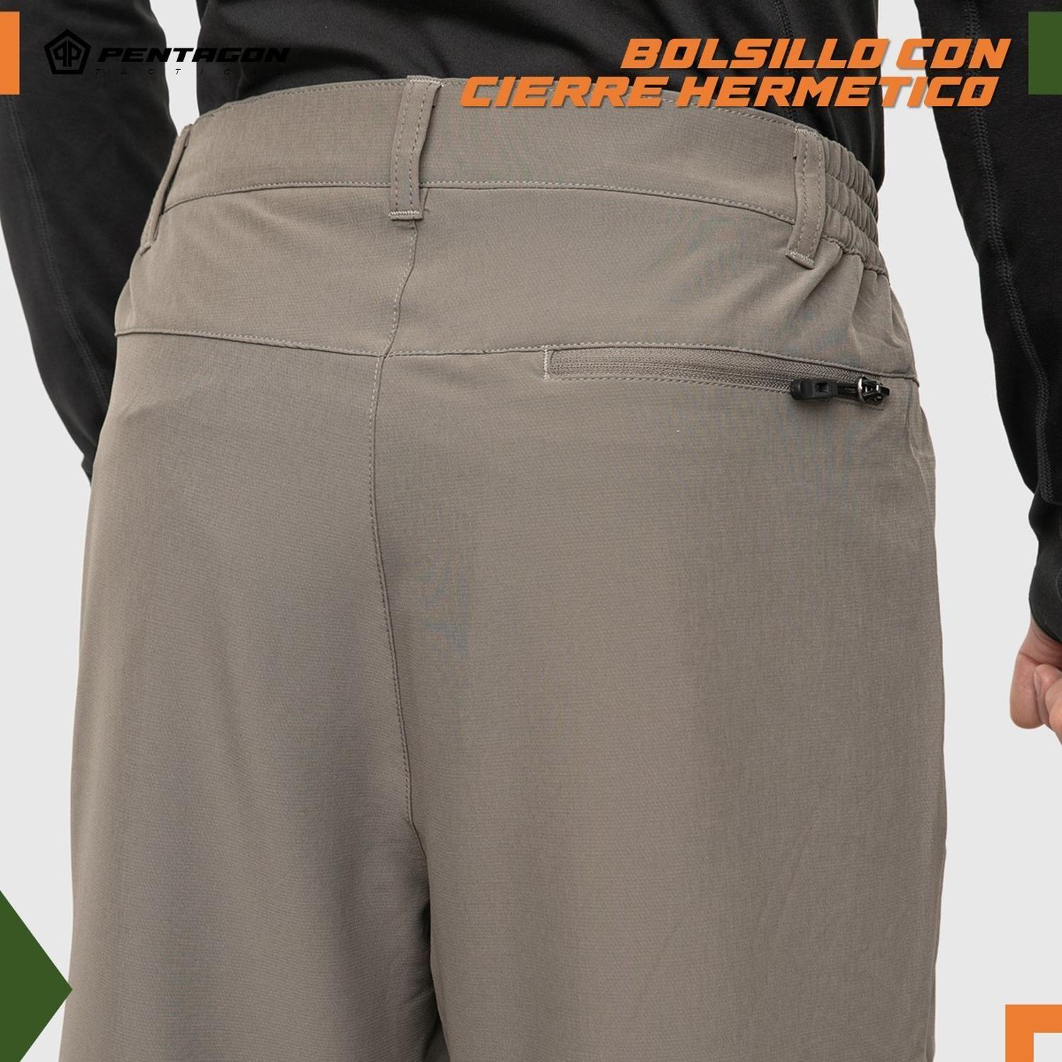 Pantalon de Trekking Outdoor Hombre Pentagon Desmontable-3