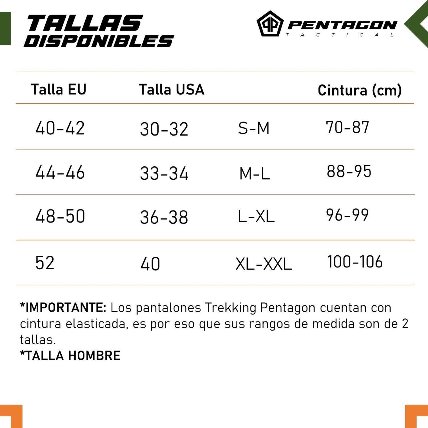 Pantalon de Trekking Outdoor Hombre Pentagon Desmontable-7