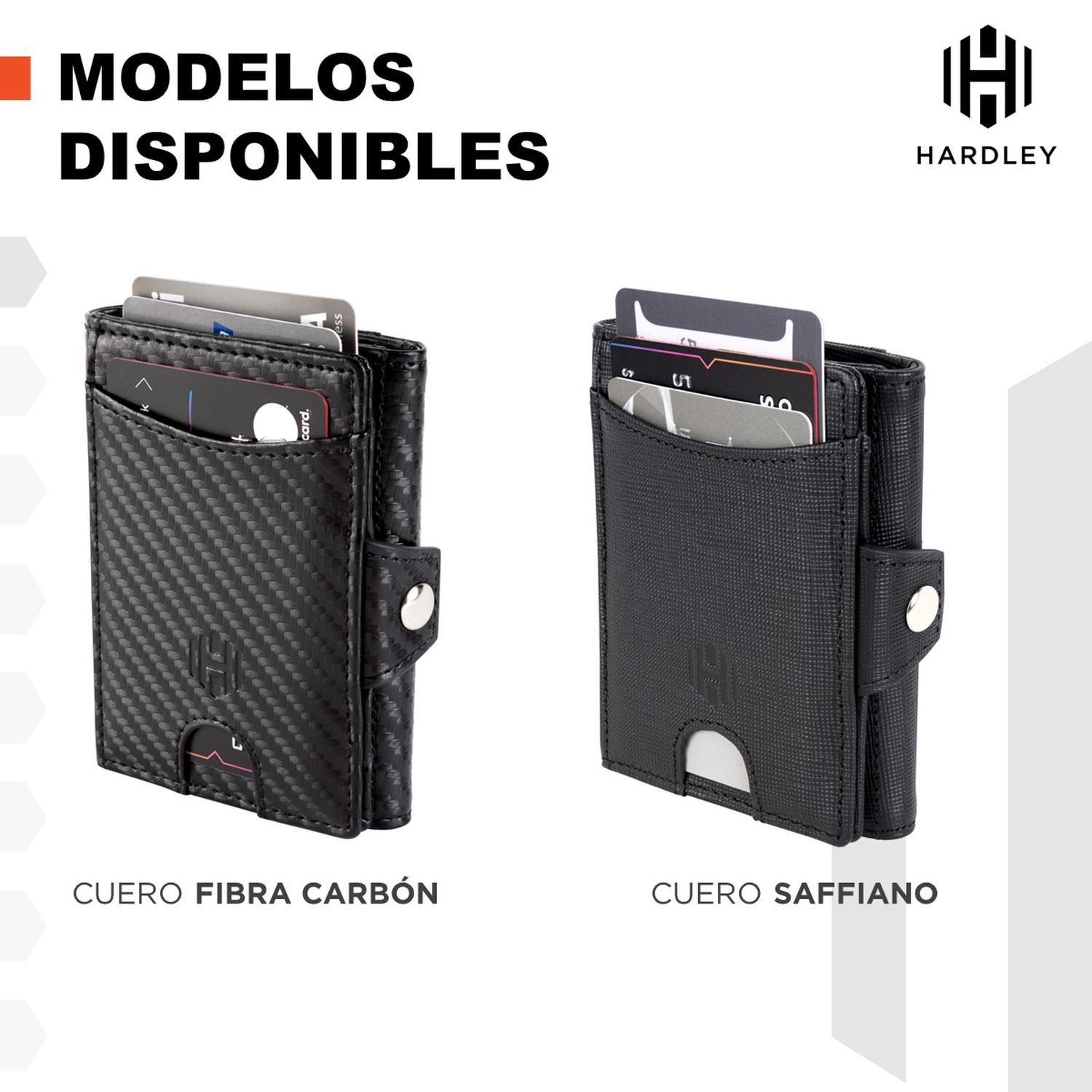 Billetera Hombre 100% Cuero Hardley Tarjetero Proteccion Rfid Hardley-7