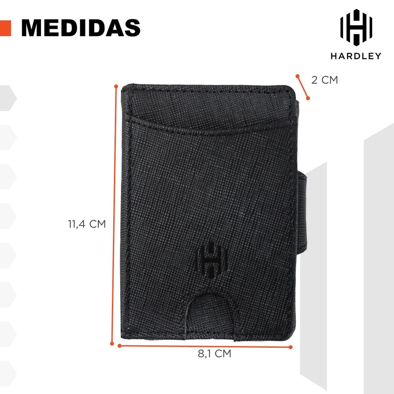 Billetera Hombre 100% Cuero Hardley Tarjetero Proteccion Rfid Hardley-6