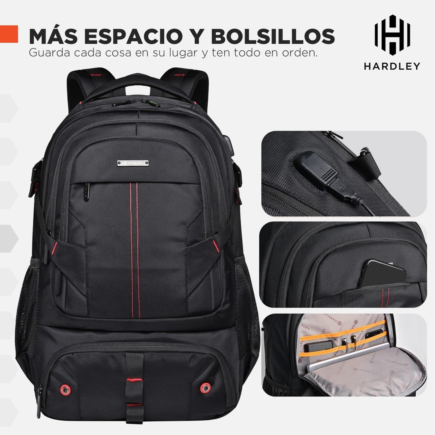 Mochila para Notebook Impermeable Antirrobo Hardley + Usb-2