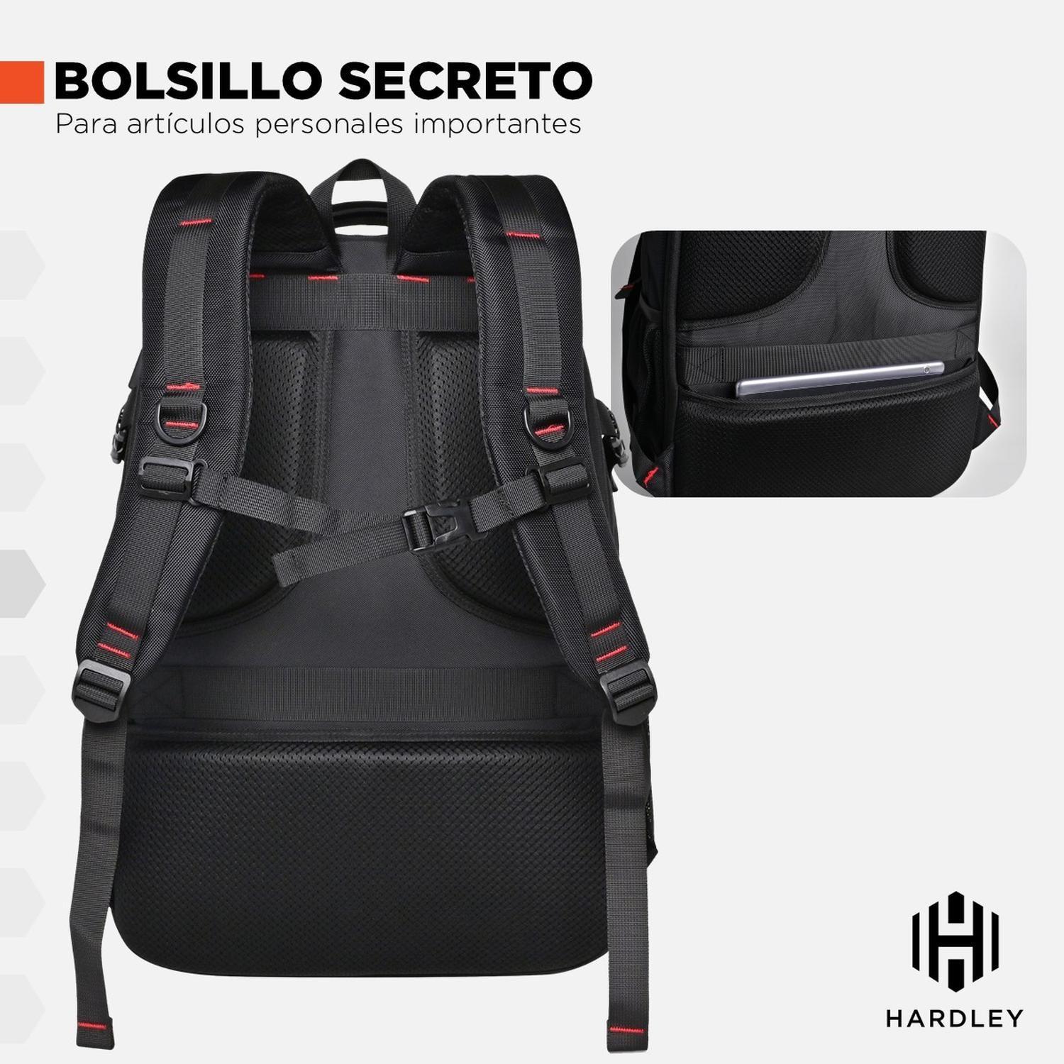 Mochila para Notebook Impermeable Antirrobo Hardley + Usb-4