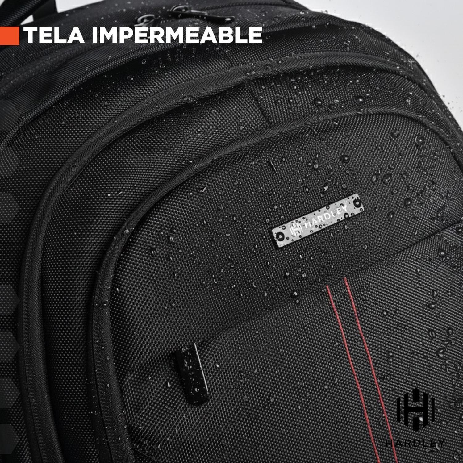 Mochila para Notebook Impermeable Antirrobo Hardley + Usb-6