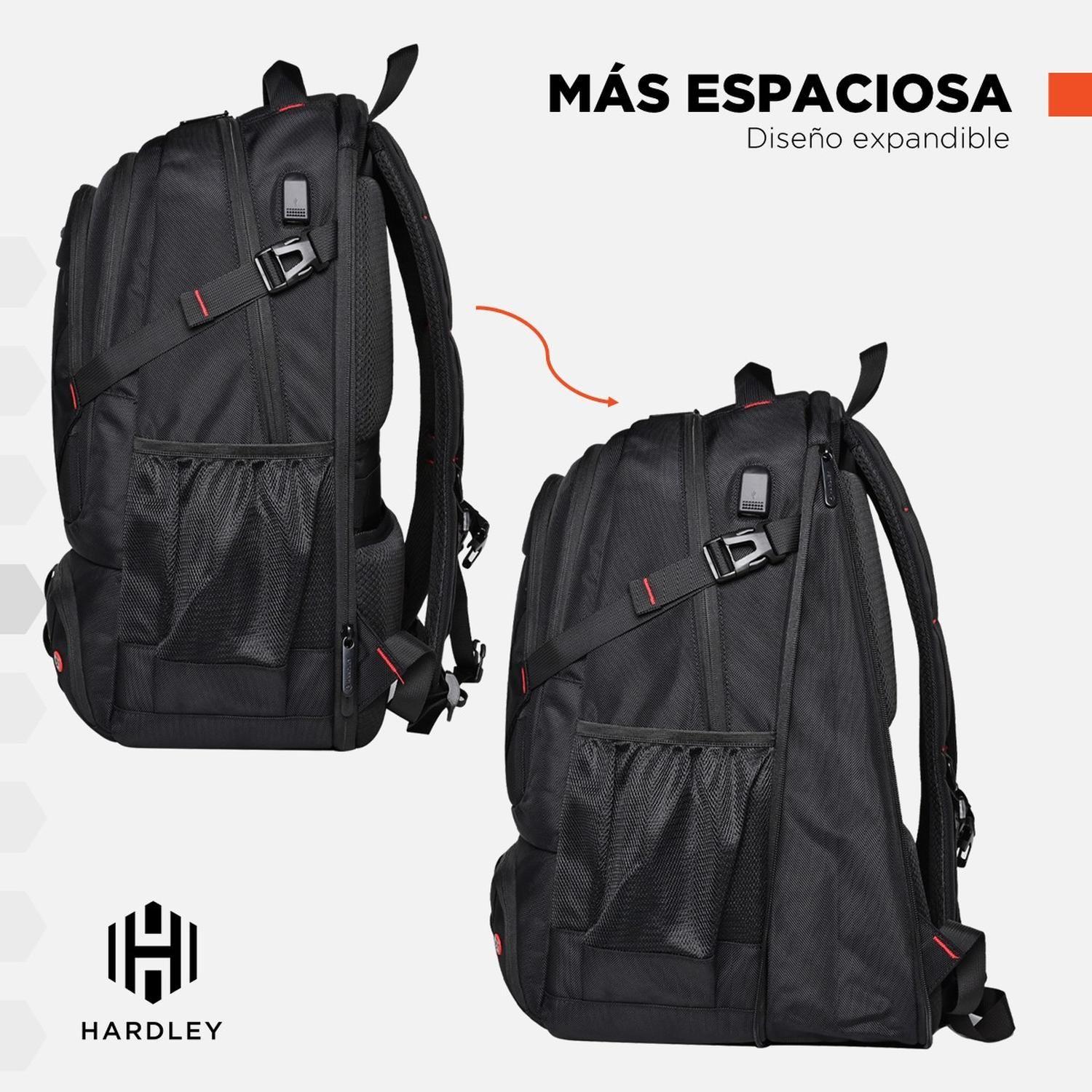 Mochila para Notebook Impermeable Antirrobo Hardley + Usb-3