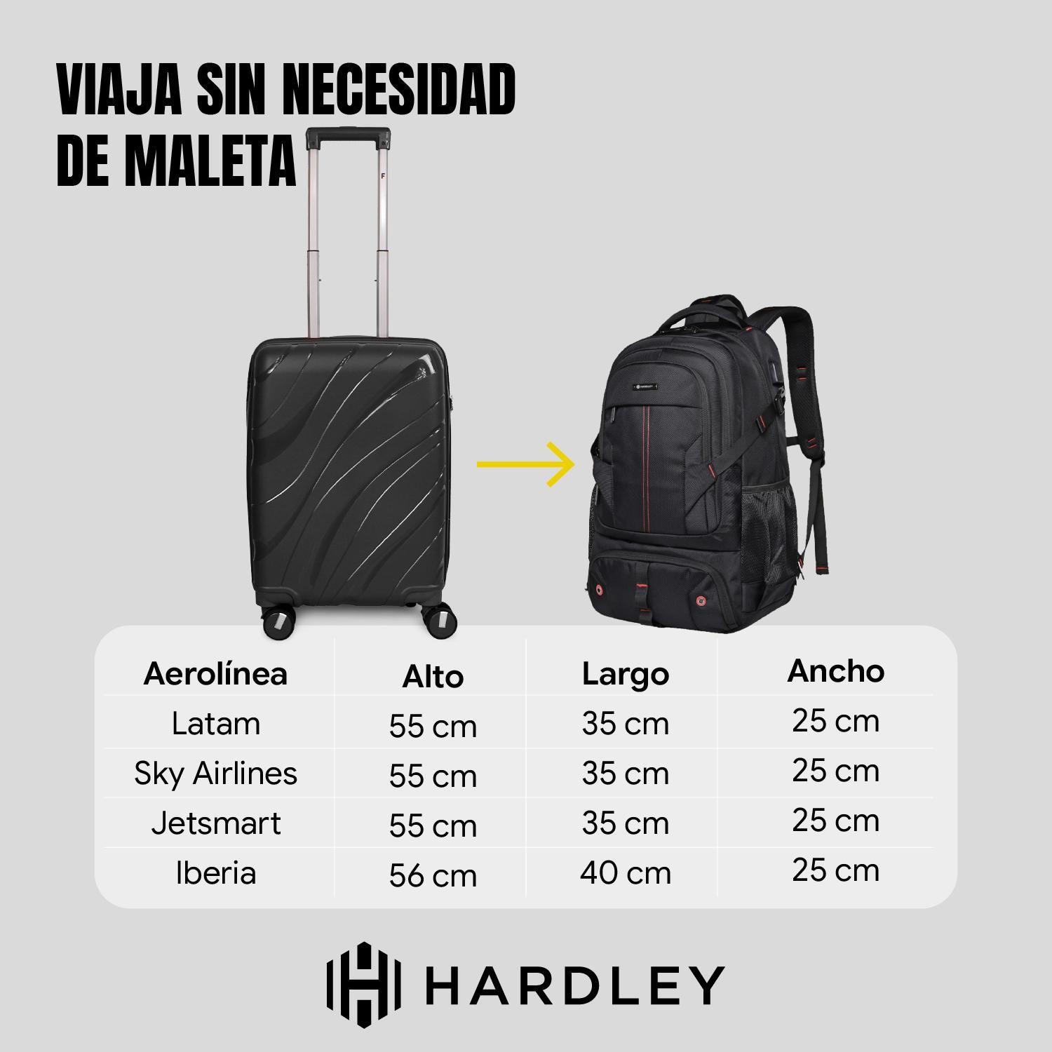 Mochila para Notebook Impermeable Antirrobo 36 lt Hardley + Usb-2