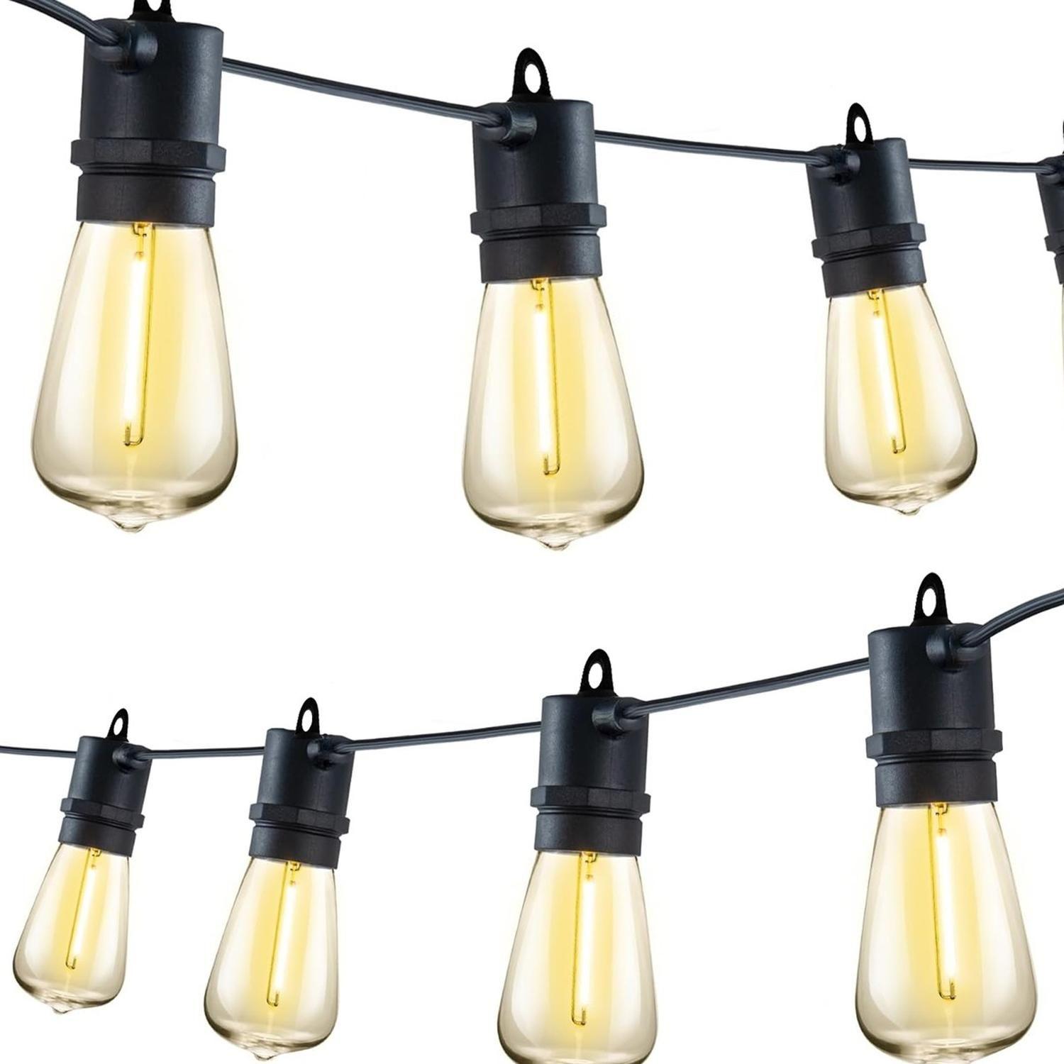 Guirnalda Luces Led Terraza Patio 10m +10 Ampolletas Maxwell-0