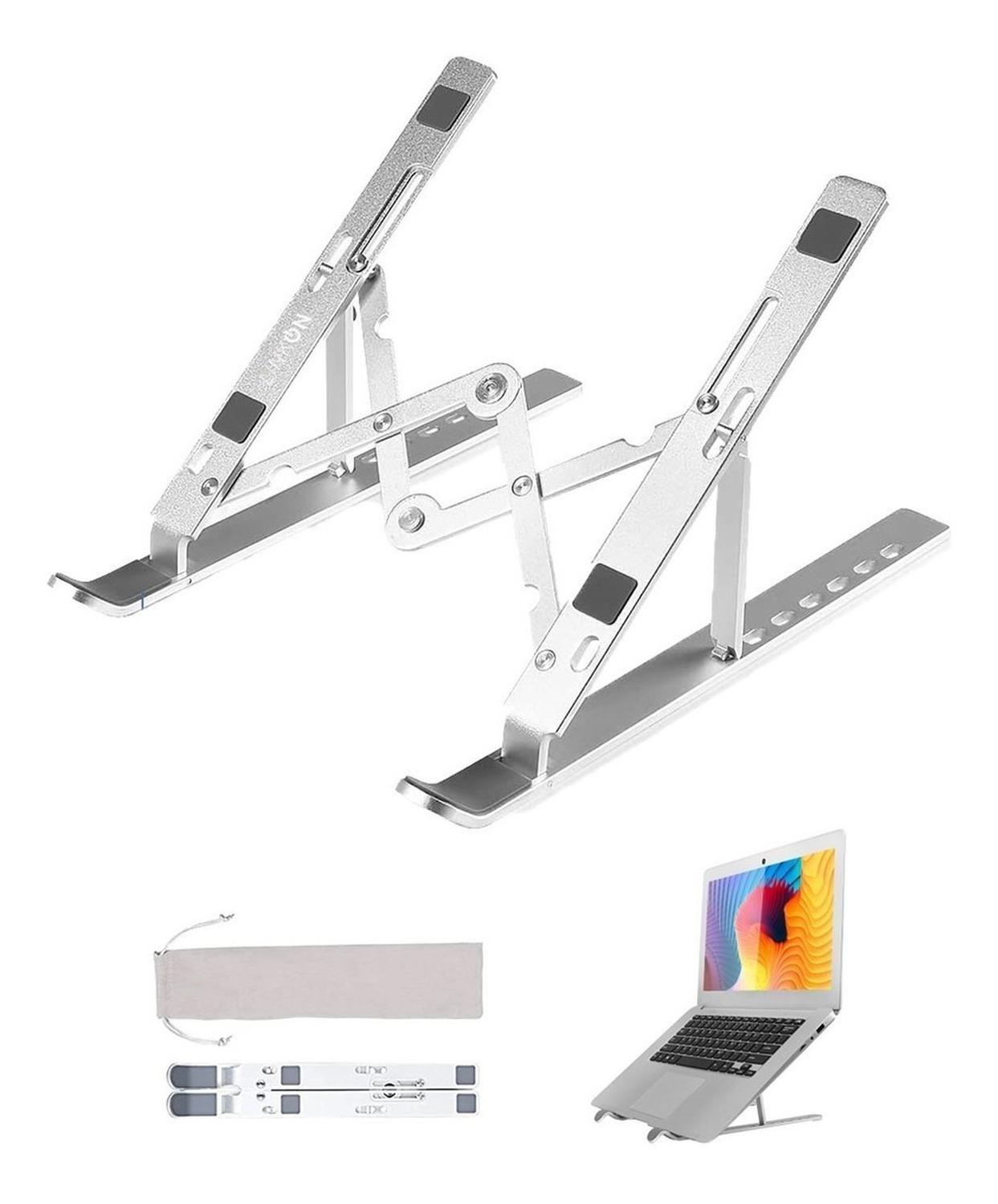 Soporte Base Alzador Alumin para Mac Macbook Notebook 10-16"-0