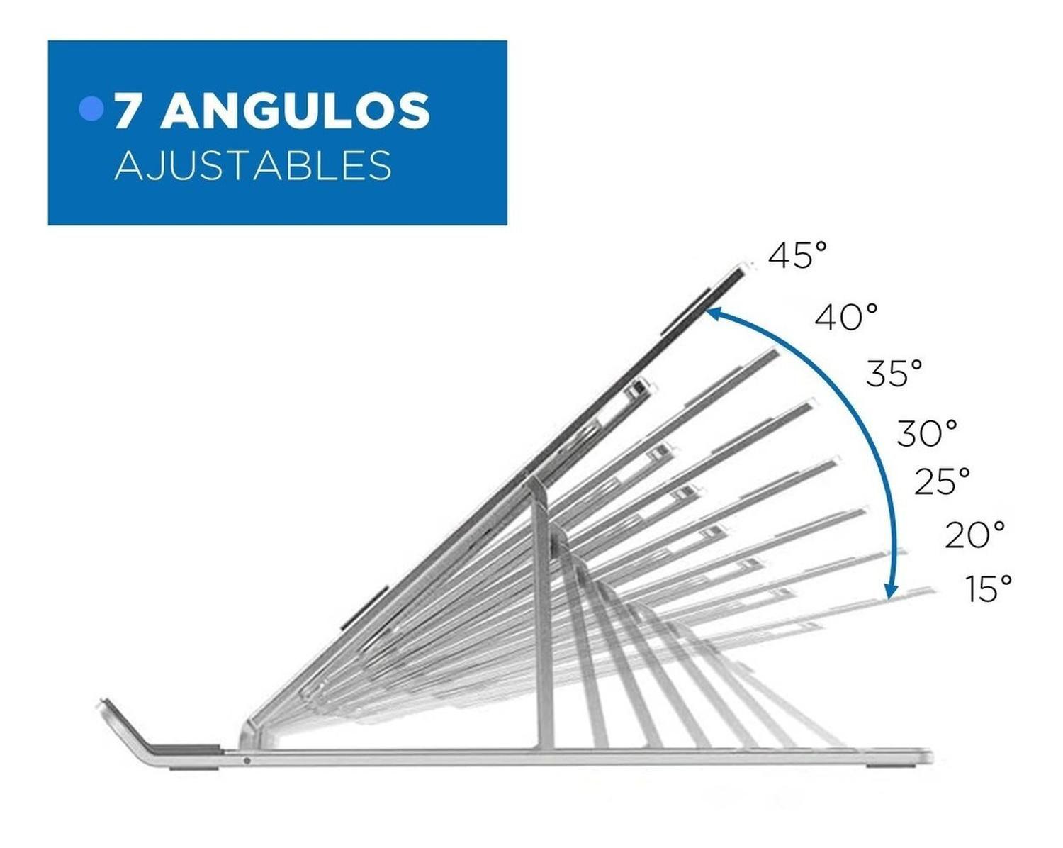 Soporte Base Alzador Alumin para Mac Macbook Notebook 10-16"-1
