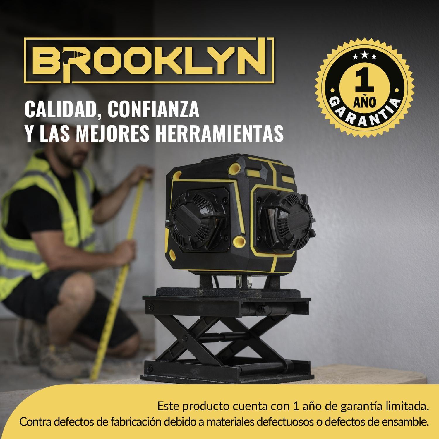 Nivel Laser Verde Brooklyn 12 Líneas 3D Autonivelante IP54-7