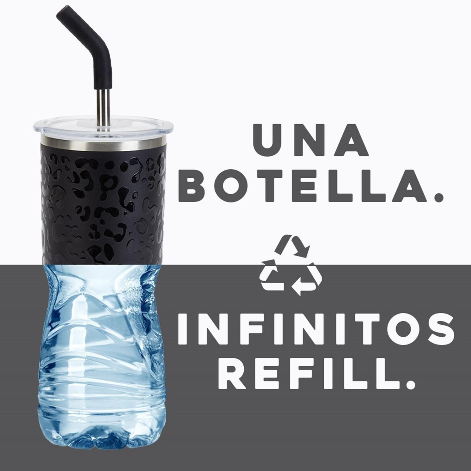 Vaso Termico Agua Cafe Buffer AceroInox + Tapa 700ml-6
