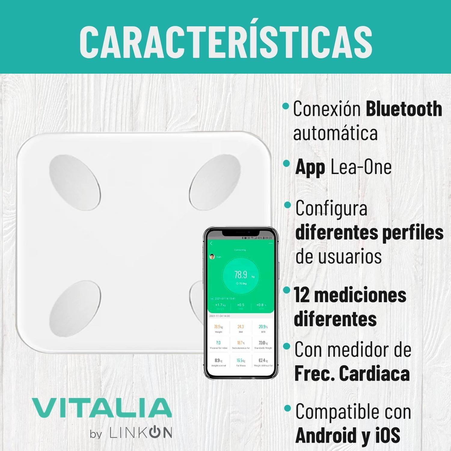 Balanza Pesa Digital Inteligente Baño APP BT Extra Precision-1