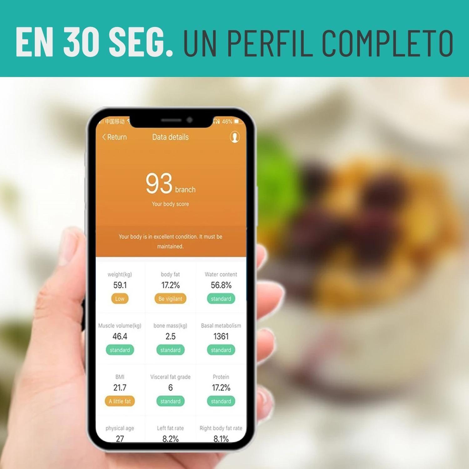 Balanza Pesa Digital Inteligente Baño APP BT Extra Precision-3